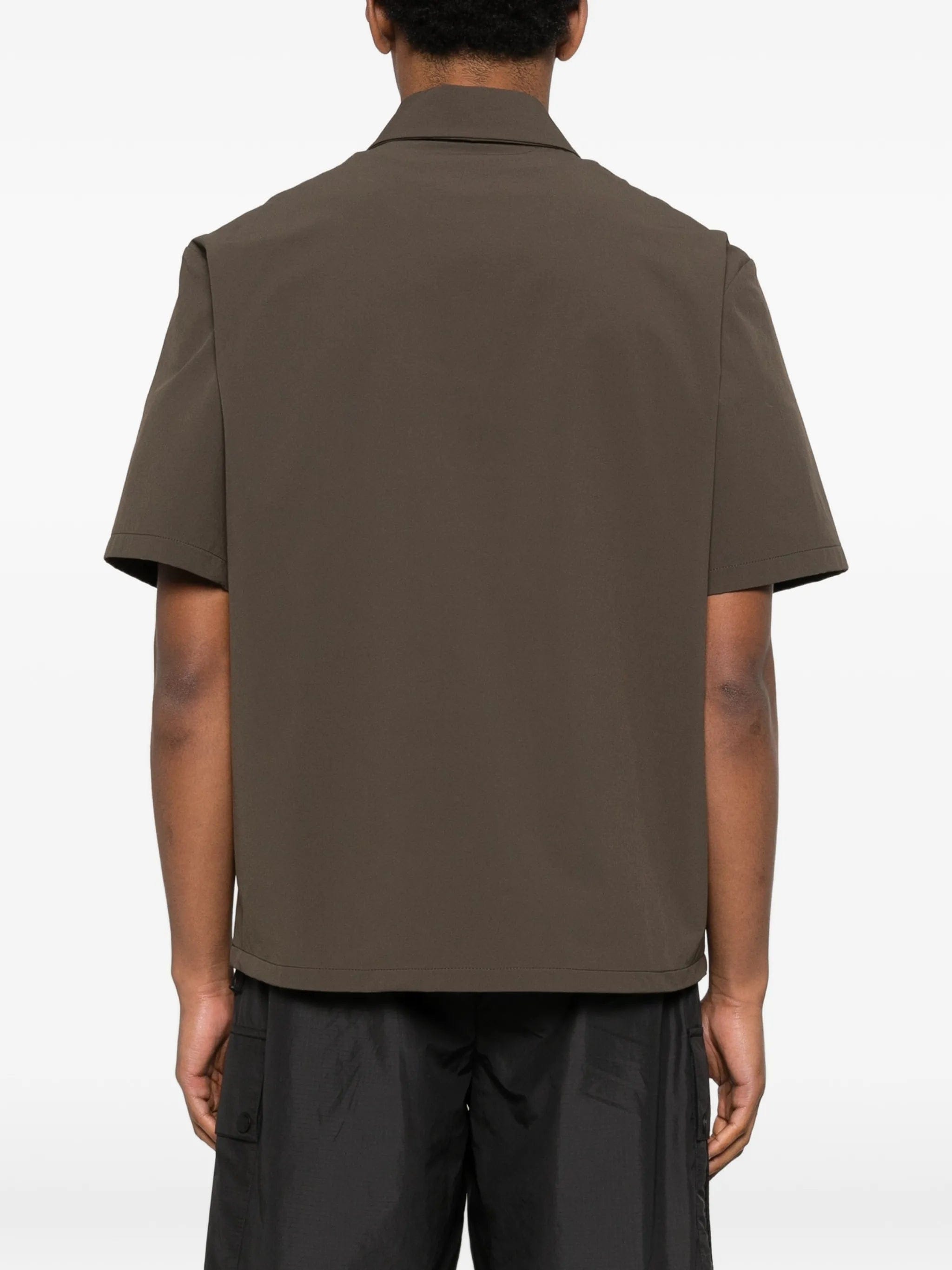 Moncler half - zip short - sleeve polo shirt