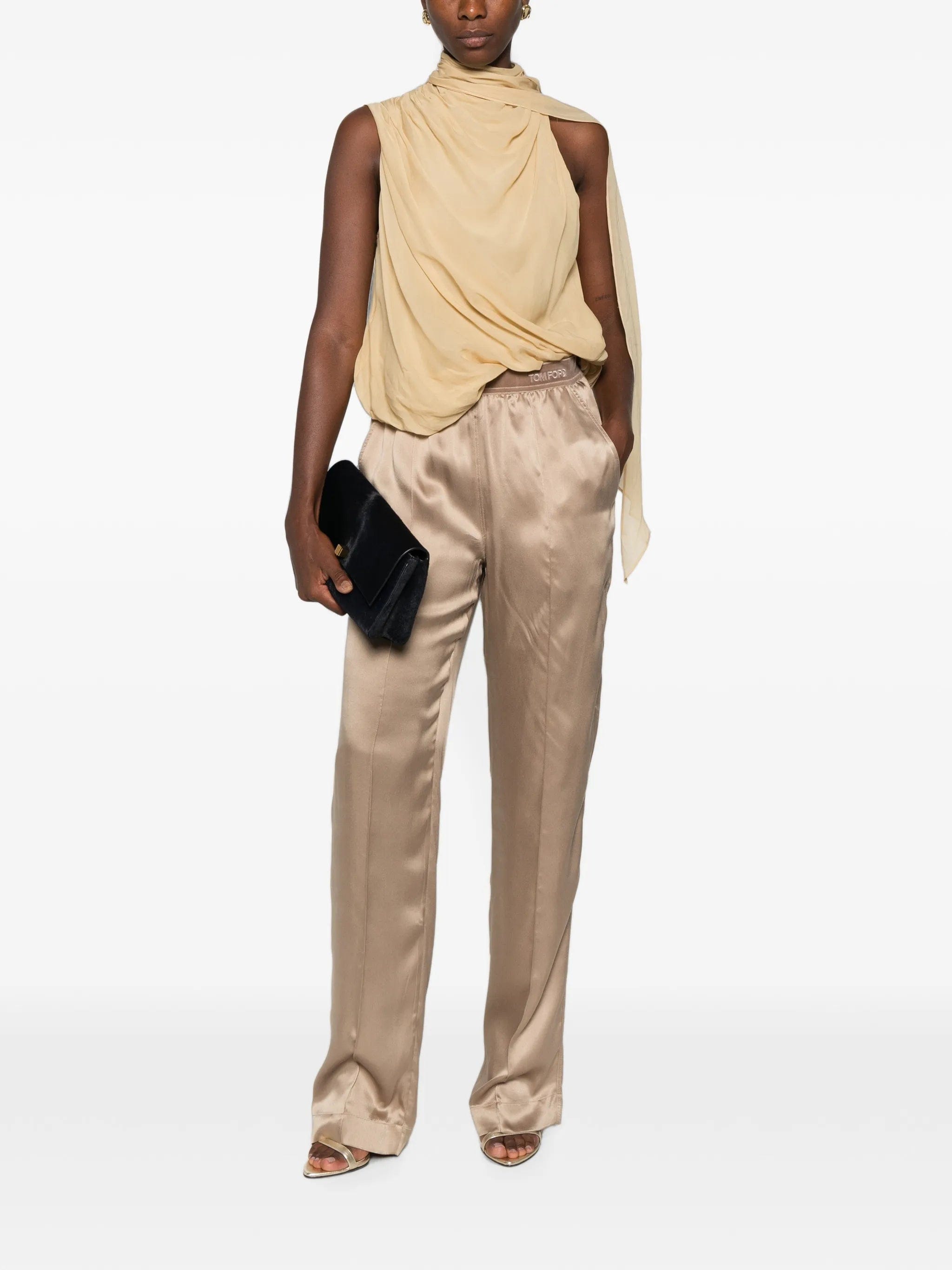 TOM FORD logo - waistband trousers