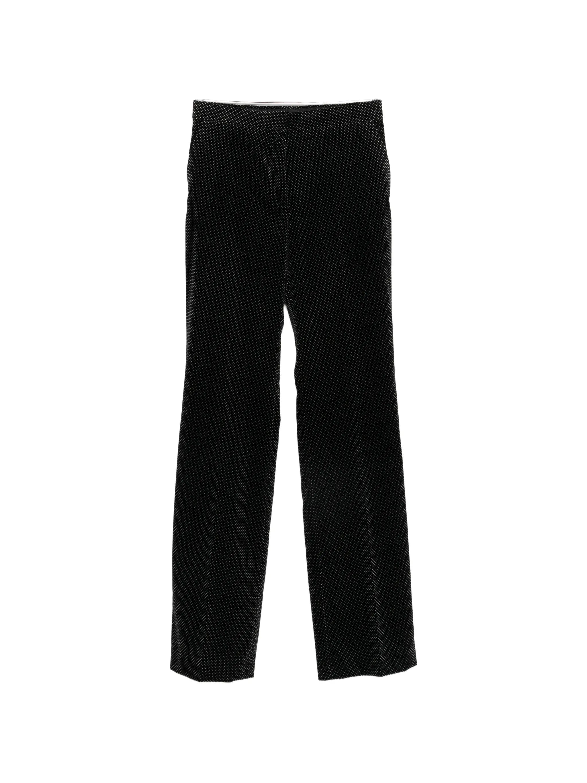 TOM FORD polka - dot velvet trousers