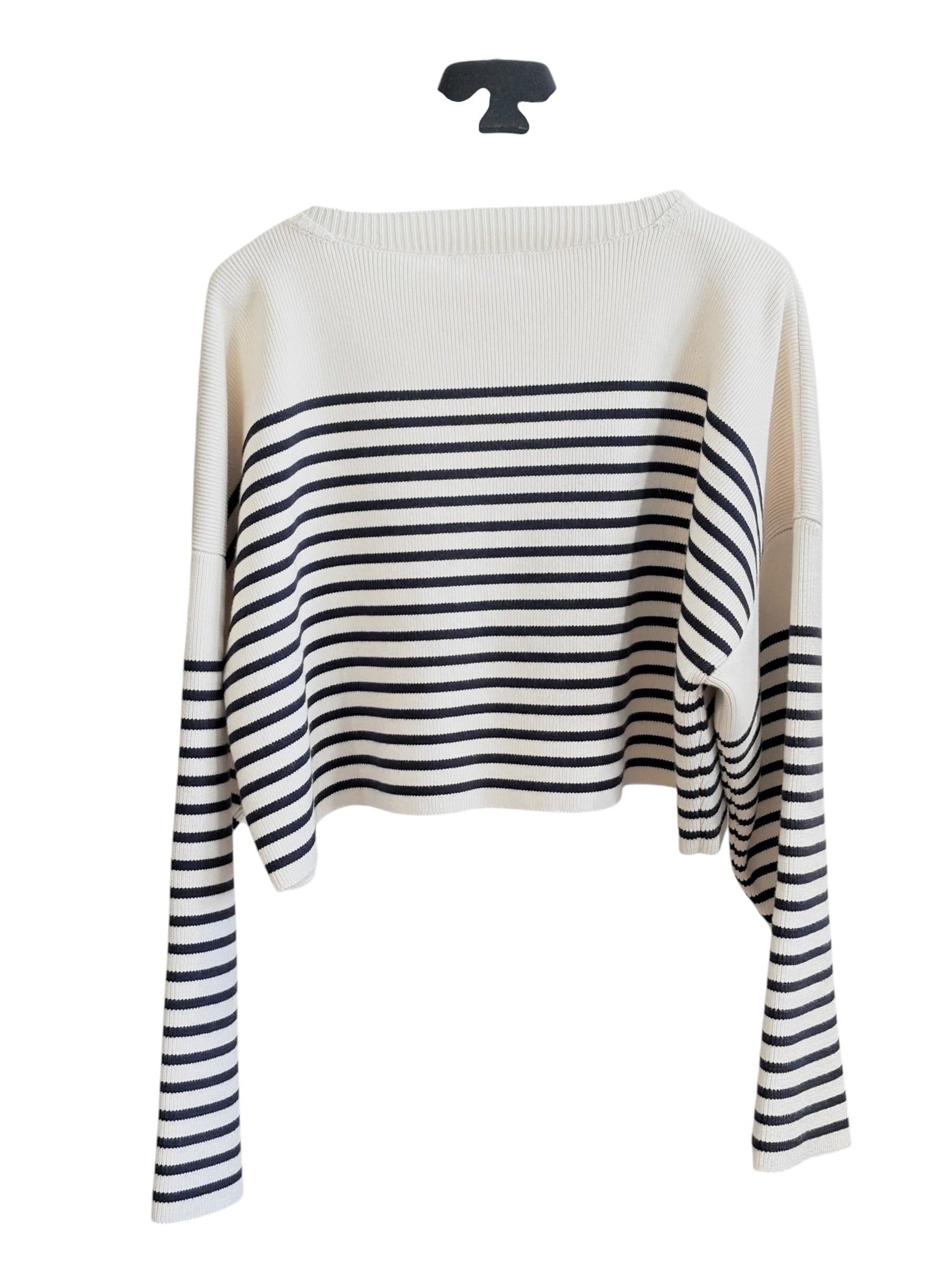 Celine Striped Cotton Jumper #S