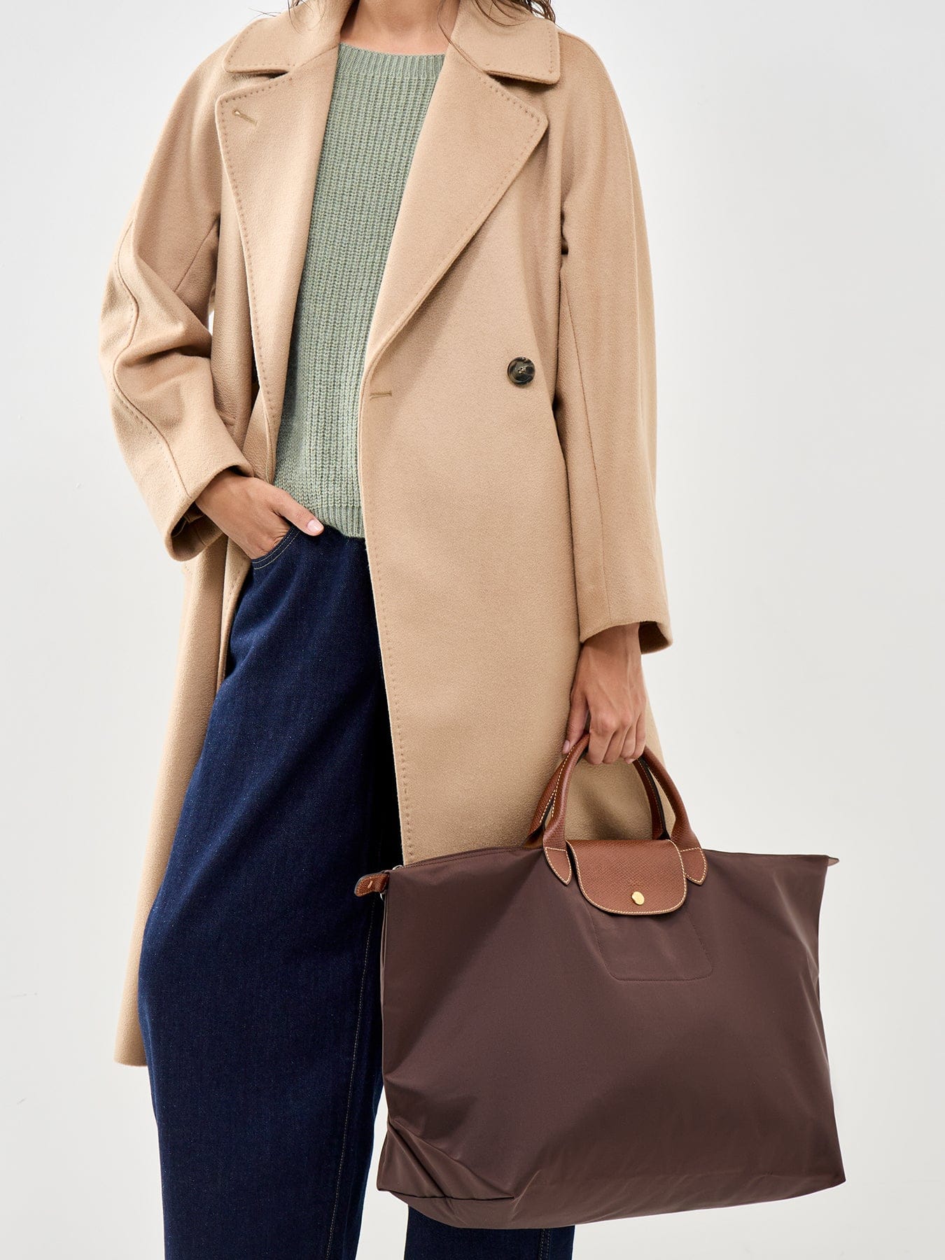 Longchamp Le Pliage Original Travel Bag Large Brown