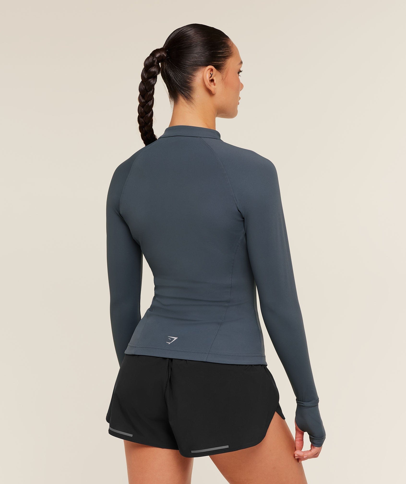 Gymshark Women's Gymshark Running Full Zip Jacket Titanium Blue