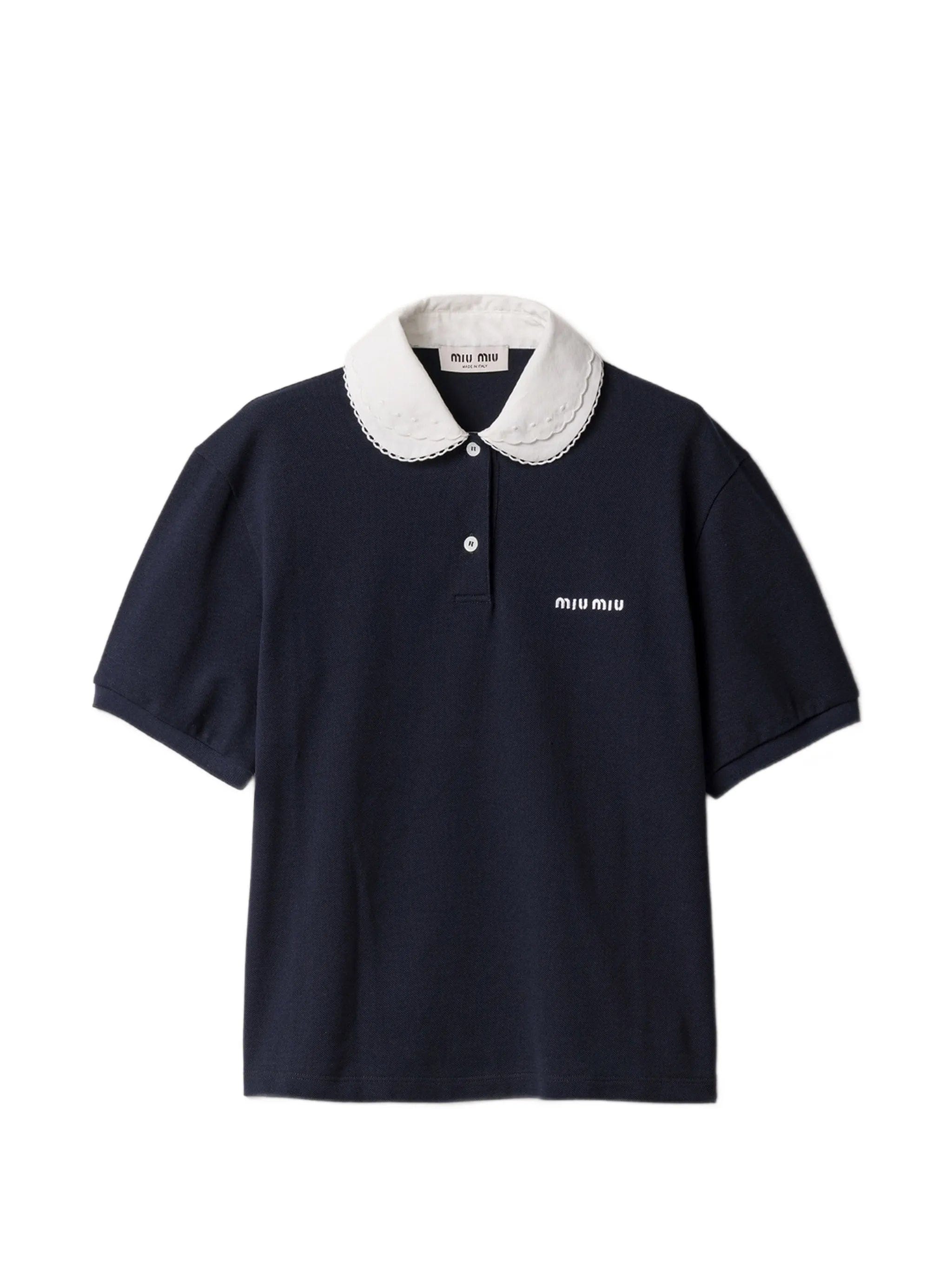Miu Miu piqué polo shirt