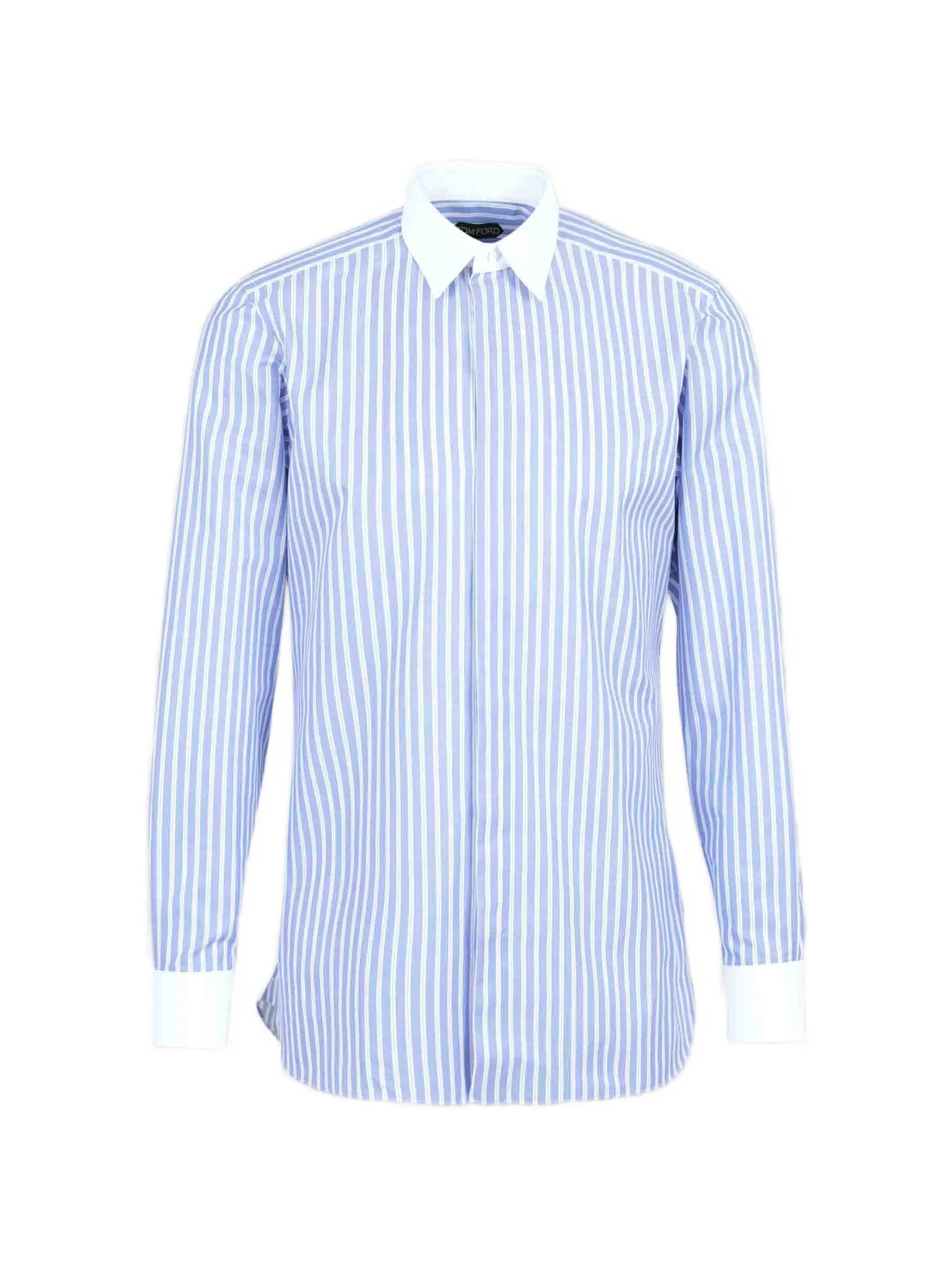 TOM FORD striped button shirt
