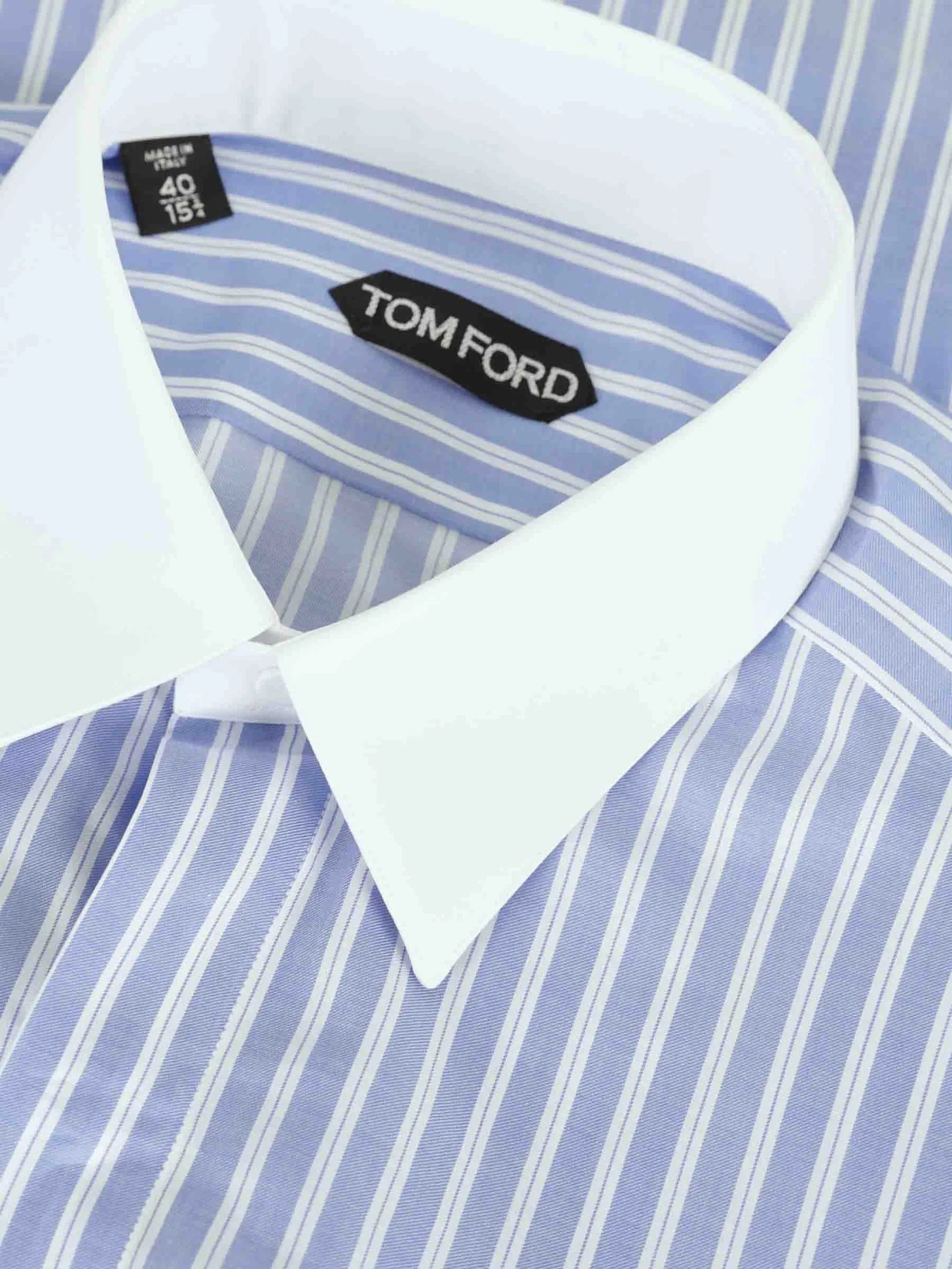 TOM FORD striped button shirt