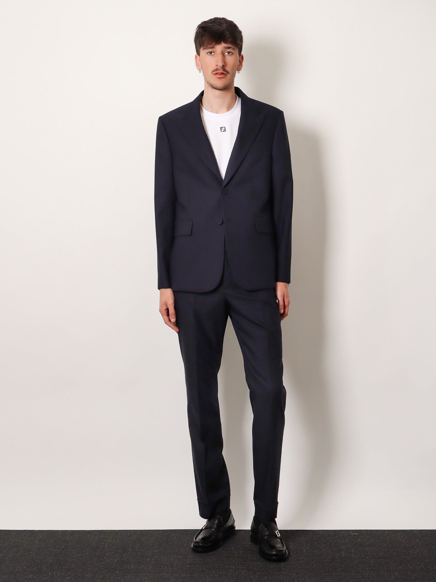 Fendi Formal wool and cotton blazer
