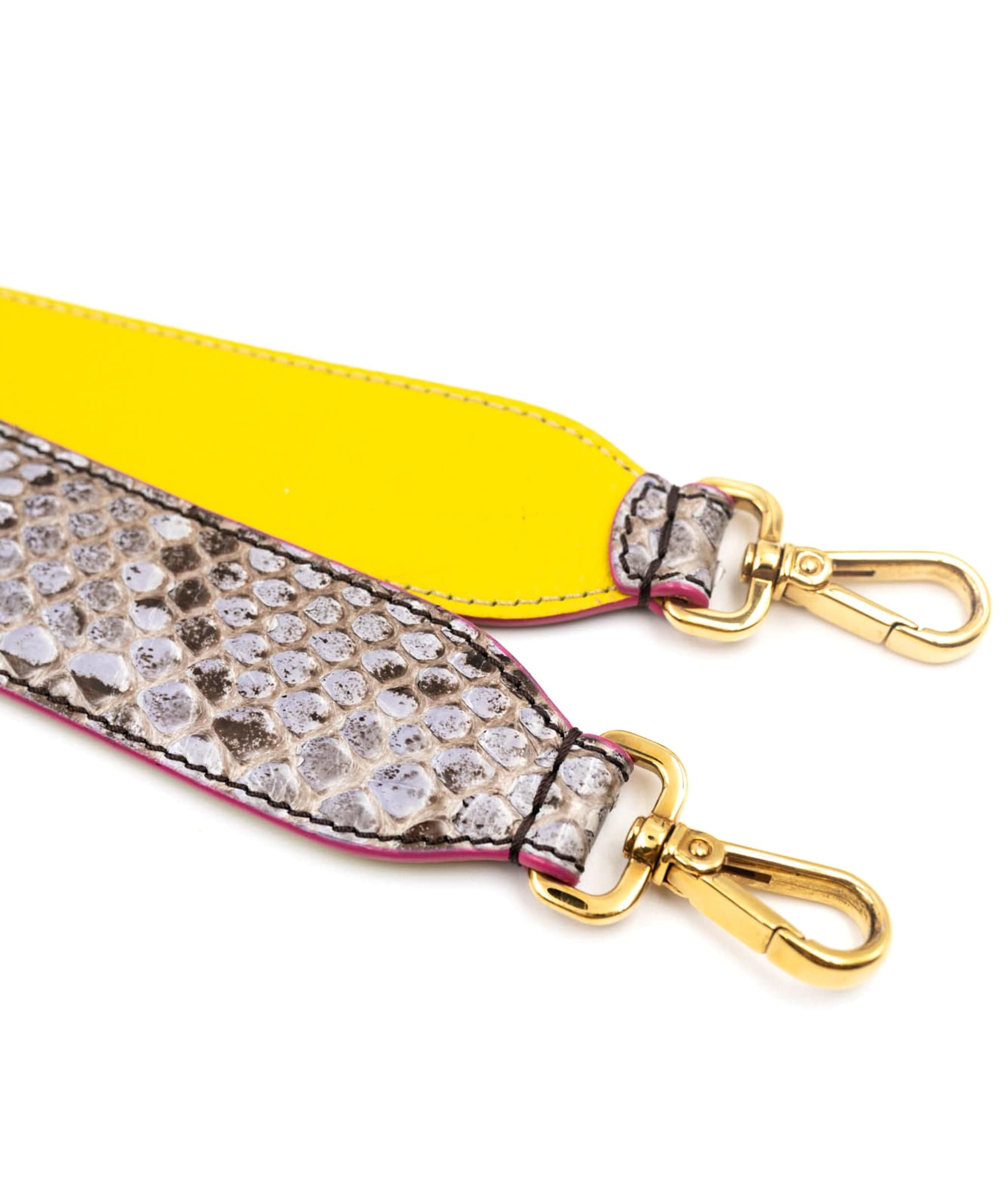 Fendi Python and Yellow Strap - ADL1487