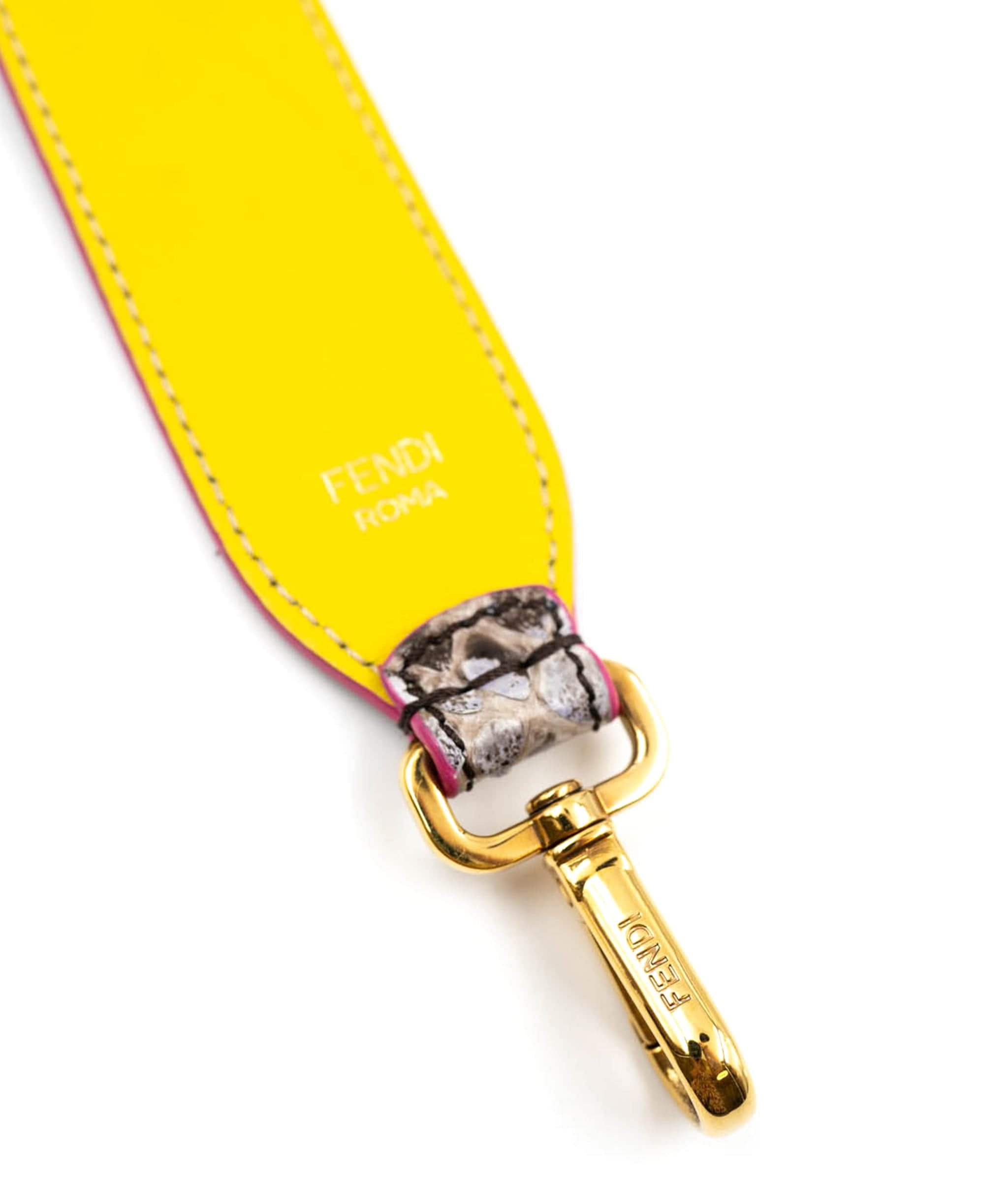 Fendi Python and Yellow Strap - ADL1487