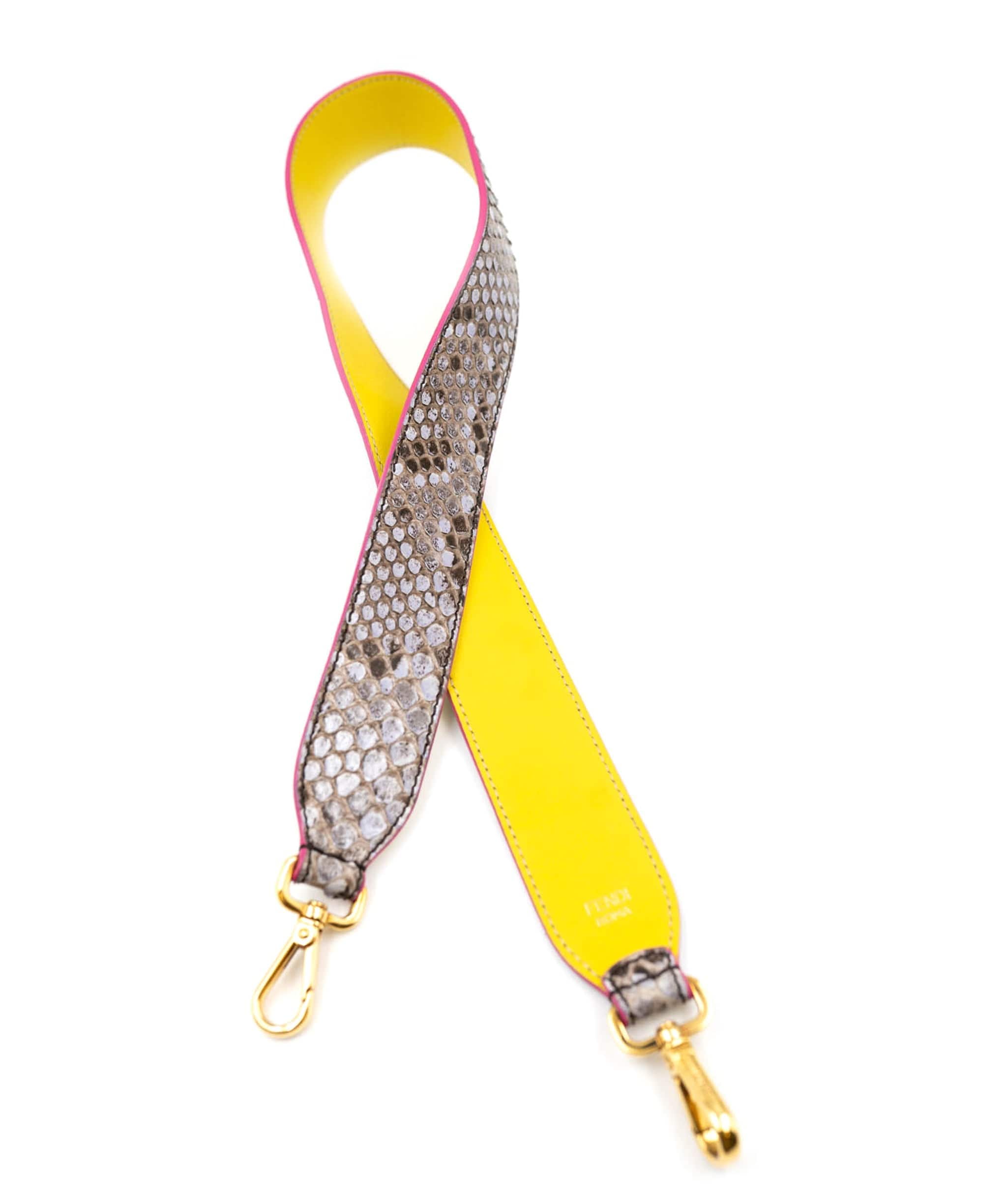 Fendi Python and Yellow Strap - ADL1487