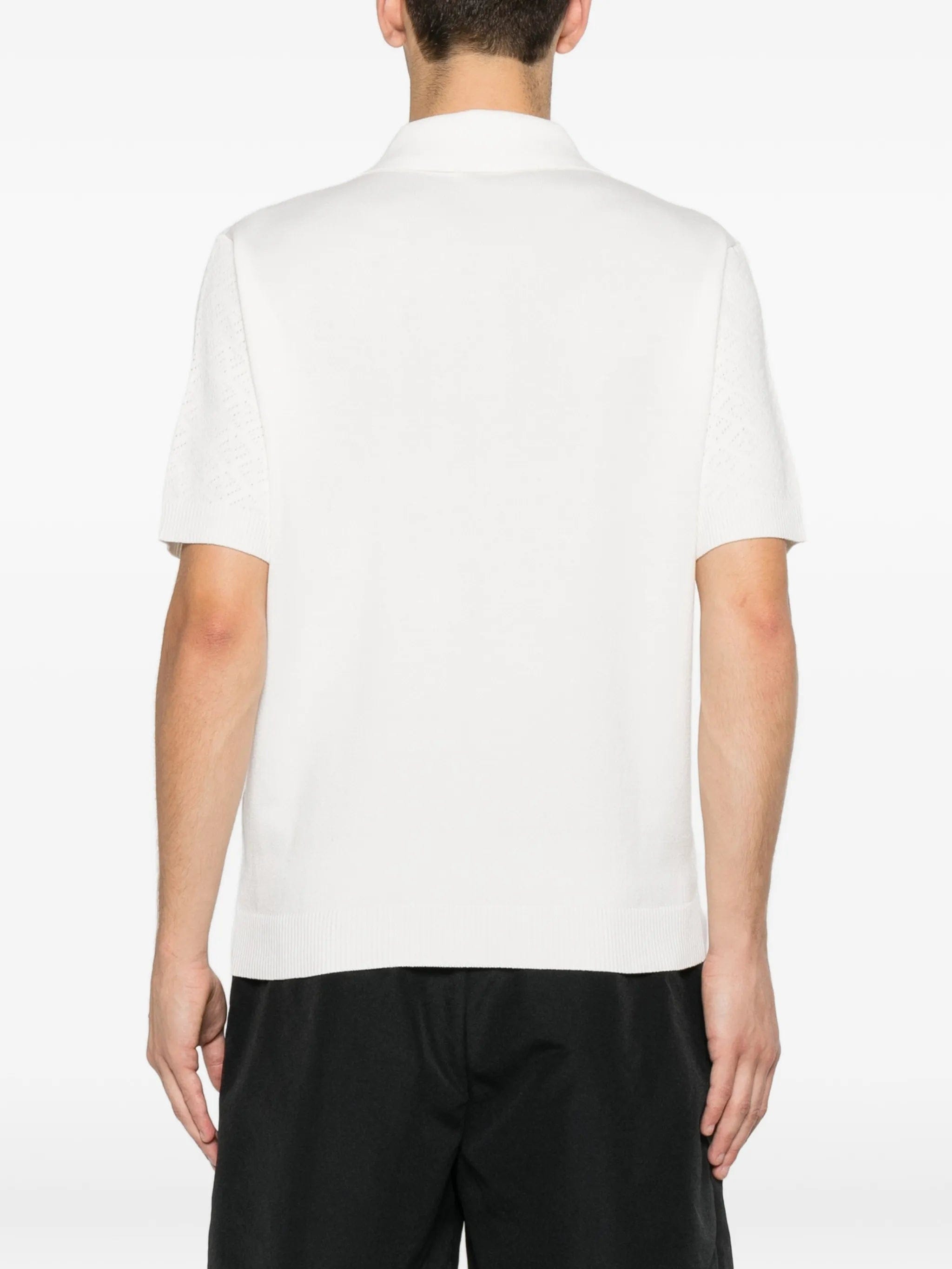 Fendi crochet polo shirt