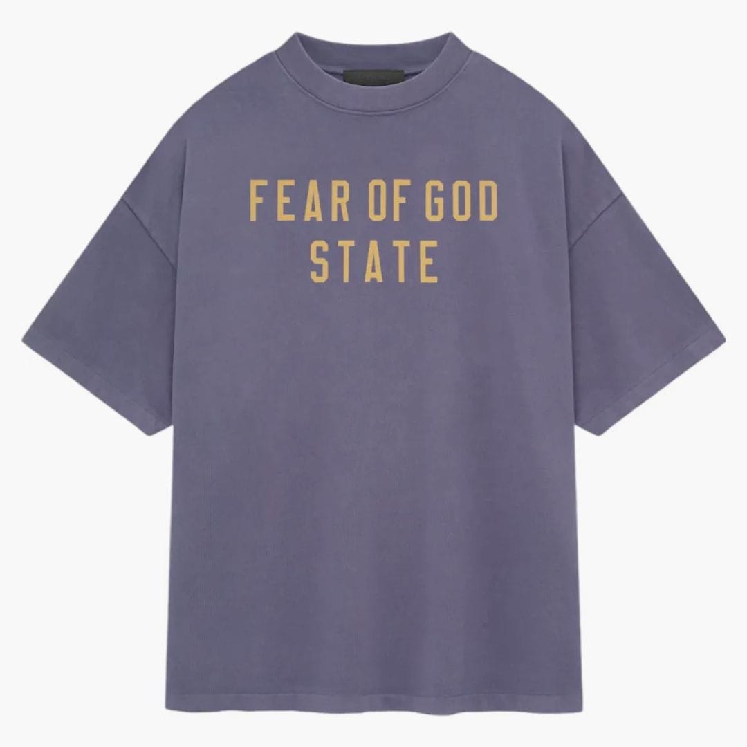 Fear of God Essentials Heavy Crewneck T-Shirt Lavender
