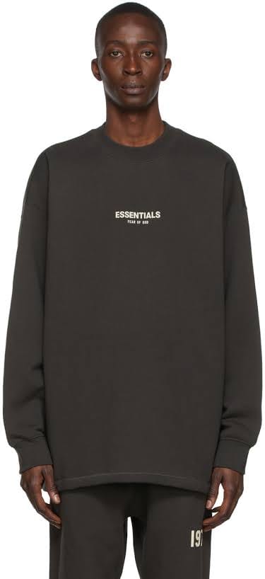 Fear of God ESSENTIALS Relaxed Crewneck - Iron (SS22)
