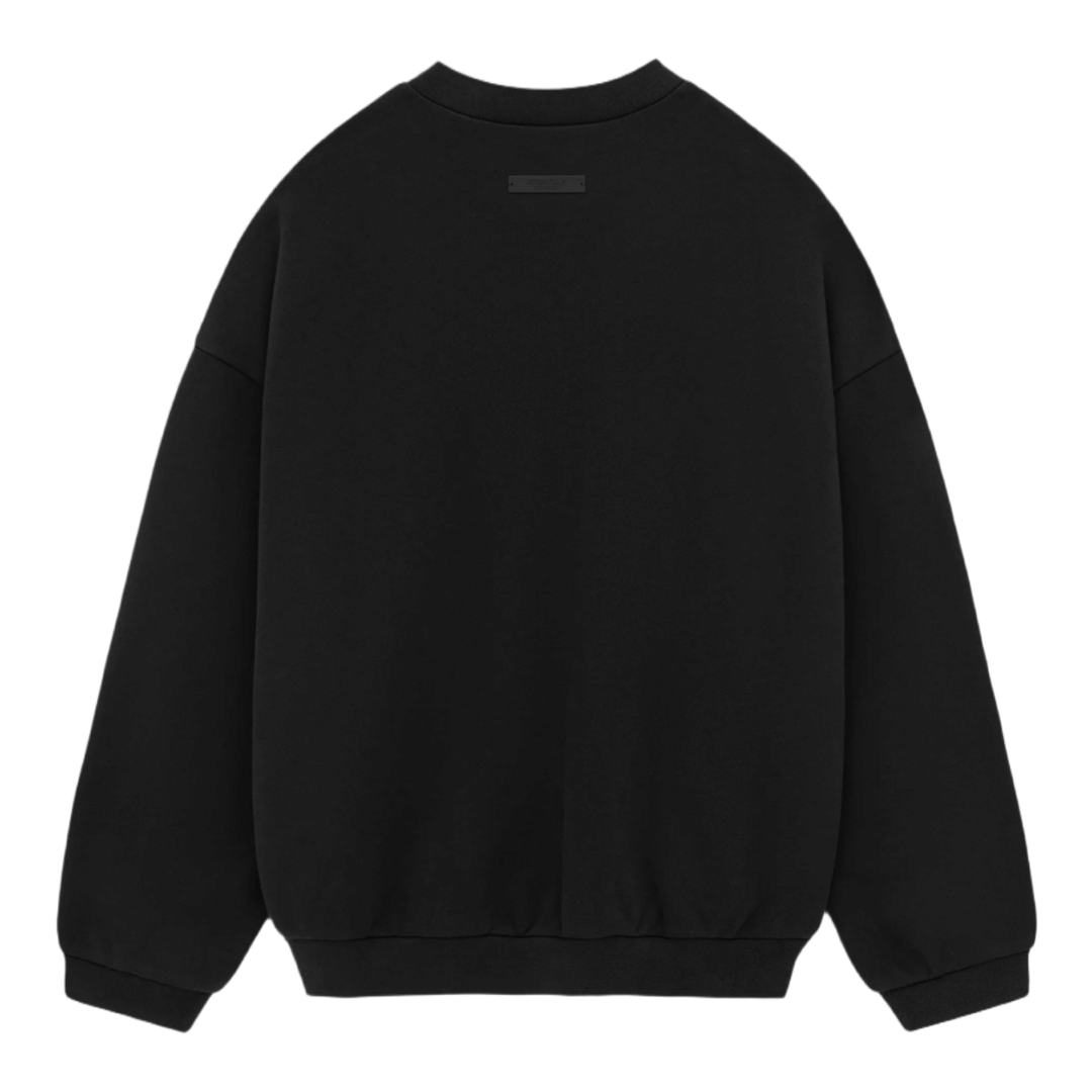 Fear of God ESSENTIALS State Fleece Crewneck - Black (FW24)