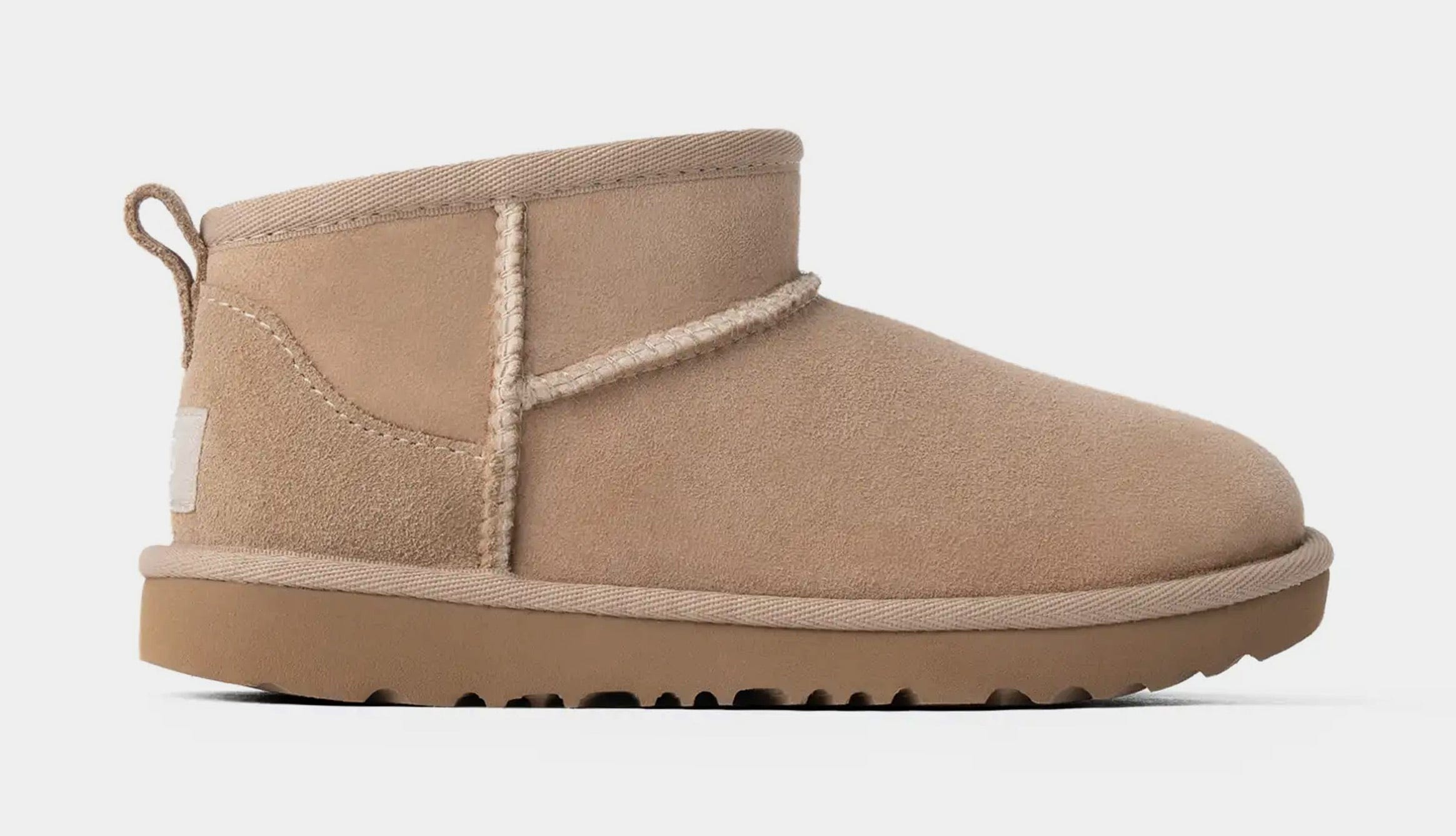 UGG Classic Ultra Mini Grade School Boots (Light Sand)