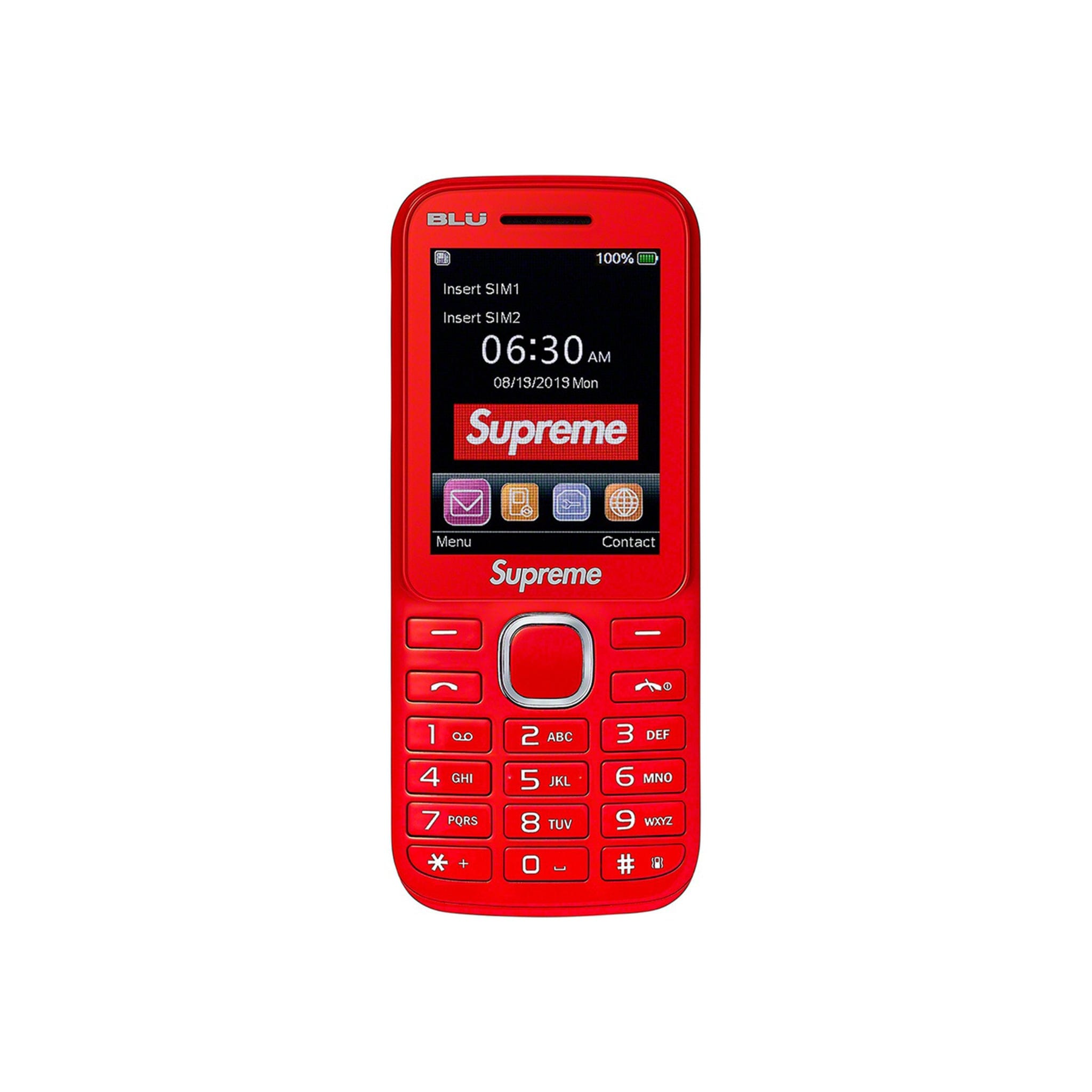 Supreme BLU Burner Phone Red (FW19)