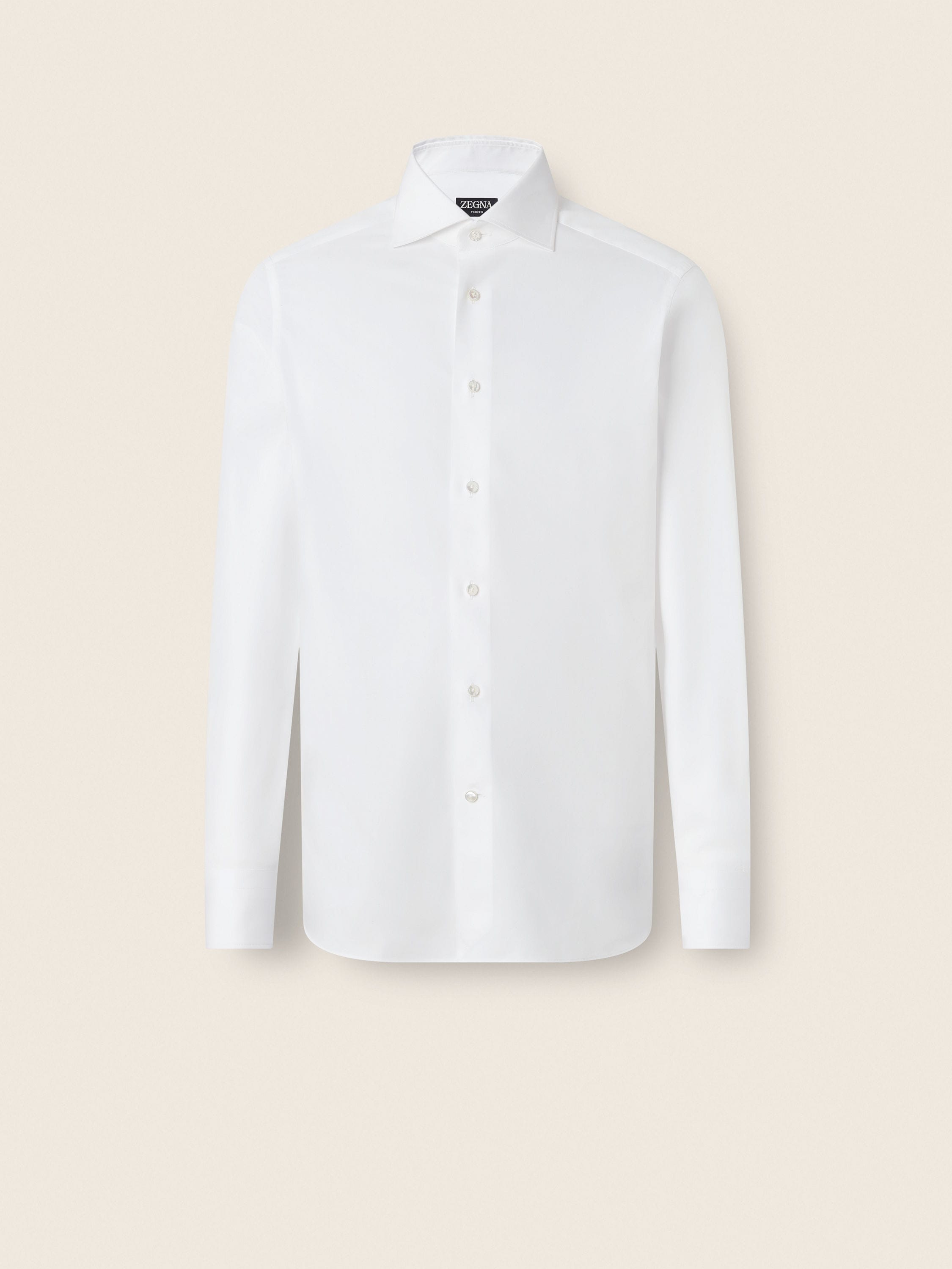 Zegna White Trofeo Cotton Shirt
