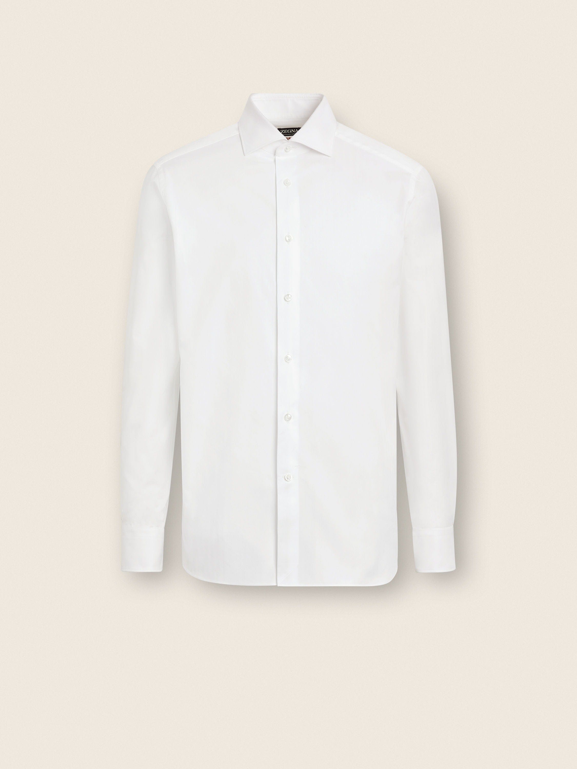 Zegna White Sea Island Cotton Shirt
