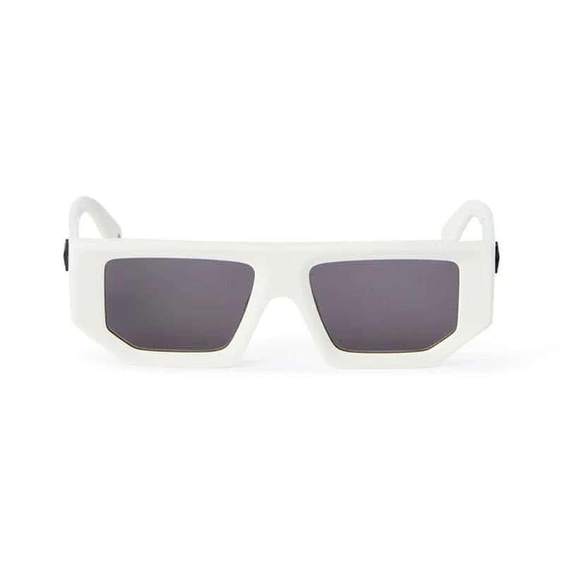 Off - White Sunglasses Geometric Full Rim, White Frame And Dark Grey Lens Oeri13Fvancouver0107