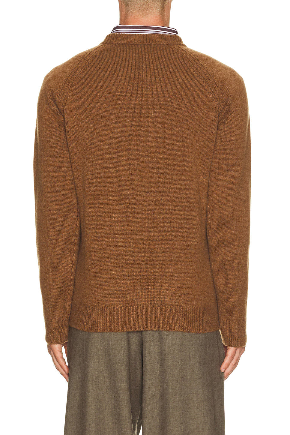 Saint Laurent Cashmere Raglan Sleeve Crewneck Sweater