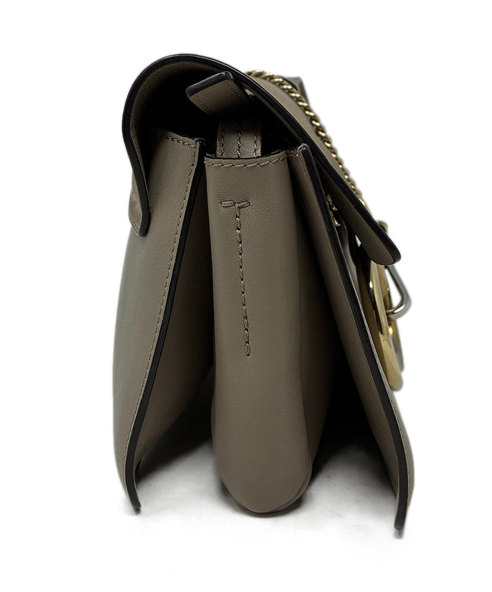 Chloe Taupe Leather Crossbody