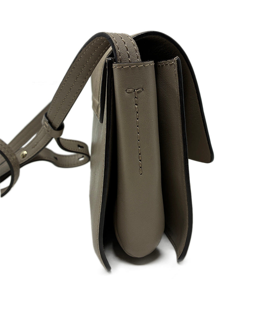 Chloe Taupe Leather Crossbody