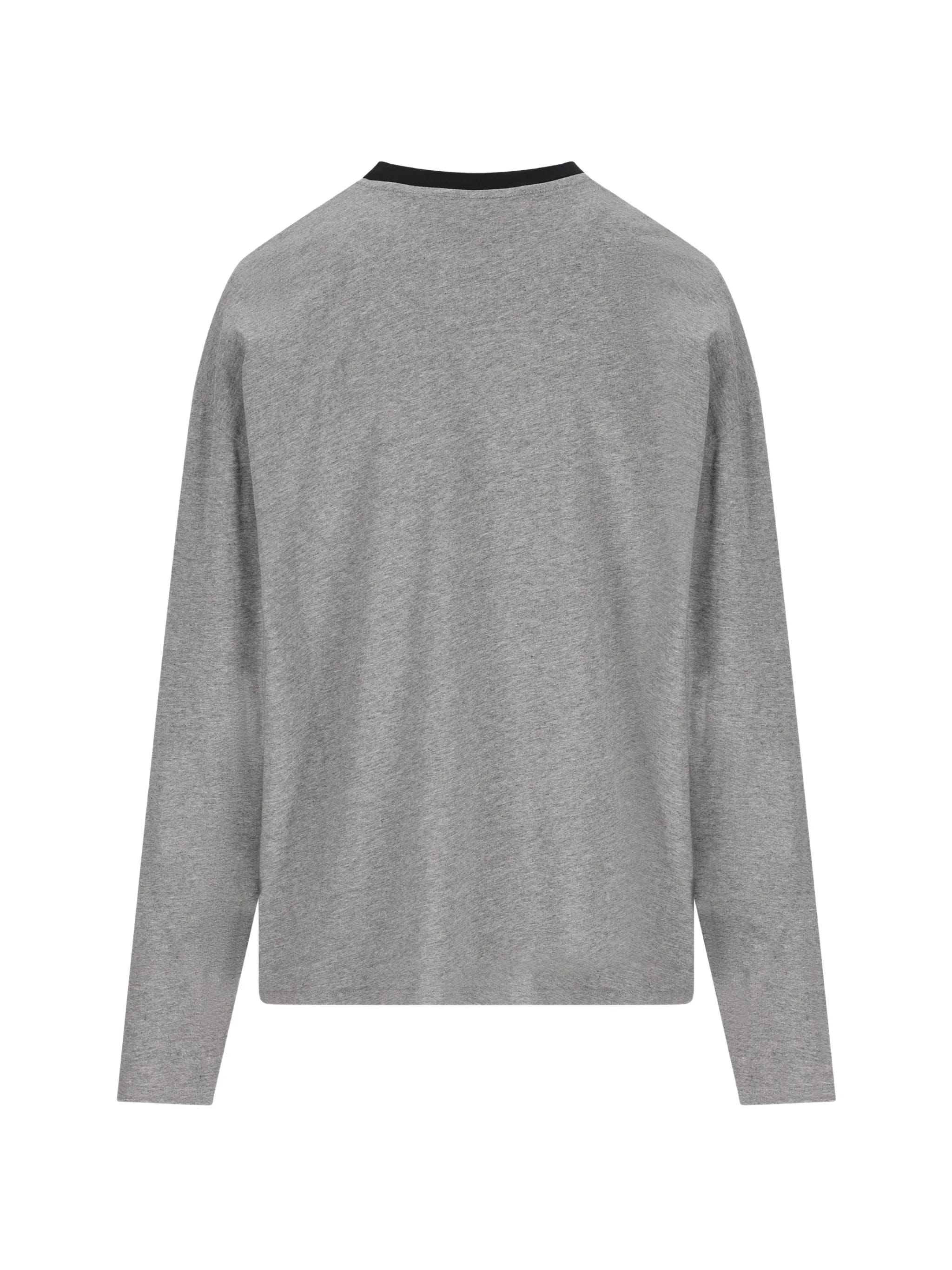 Miu Miu logo - patch long - sleeve sweater