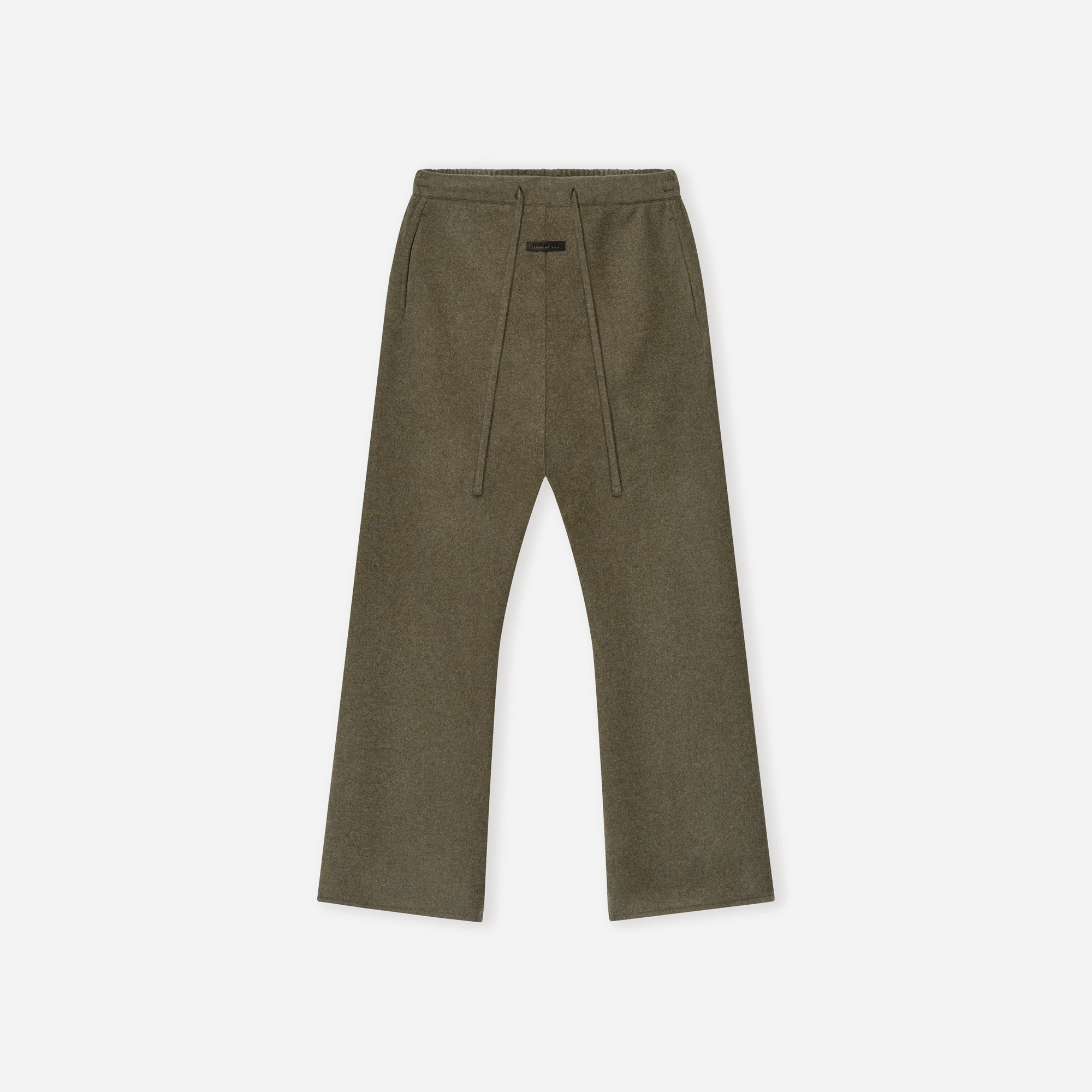 Fear of God Double Face Wool Cashmere Flared Pants Khaki Melange