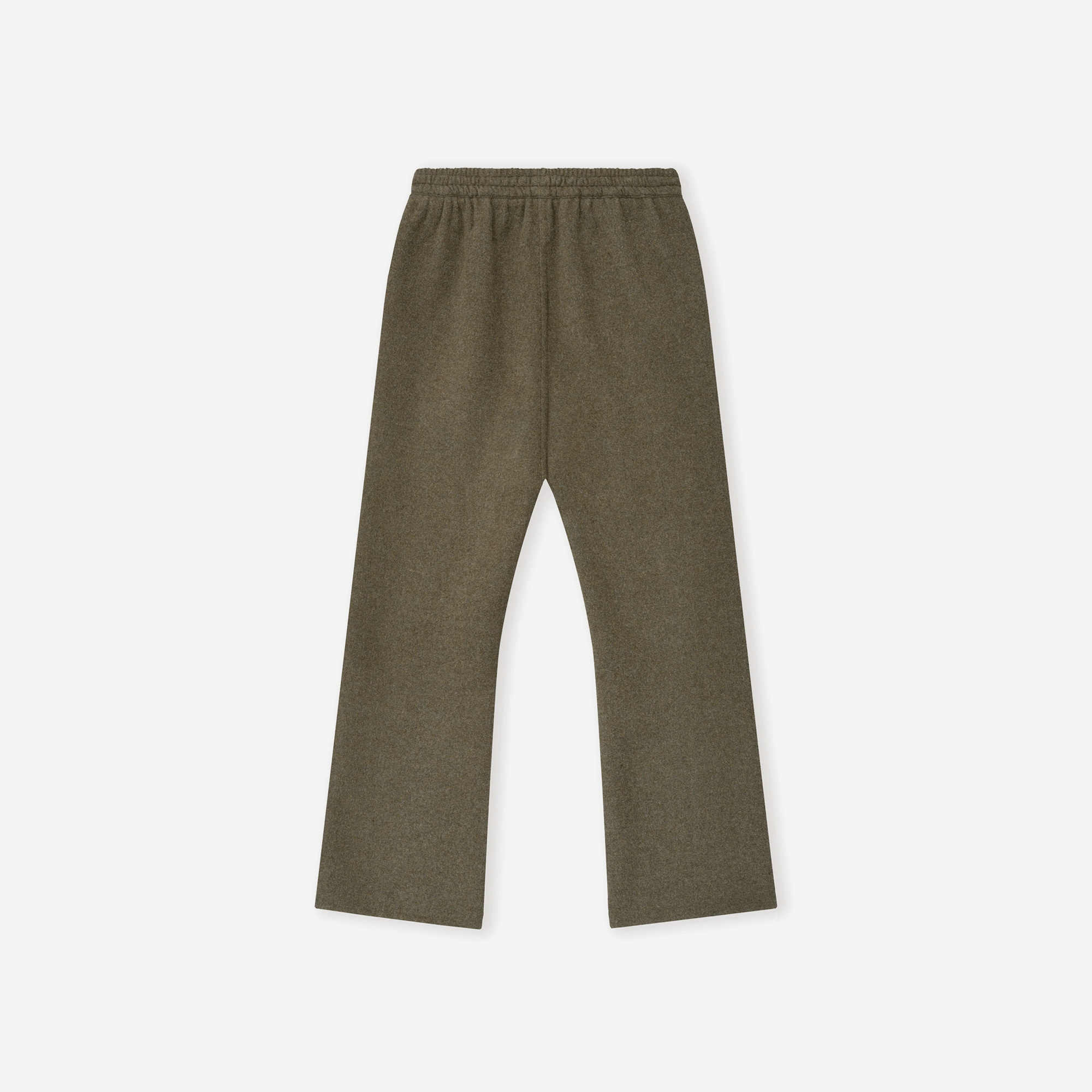 Fear of God Double Face Wool Cashmere Flared Pants Khaki Melange