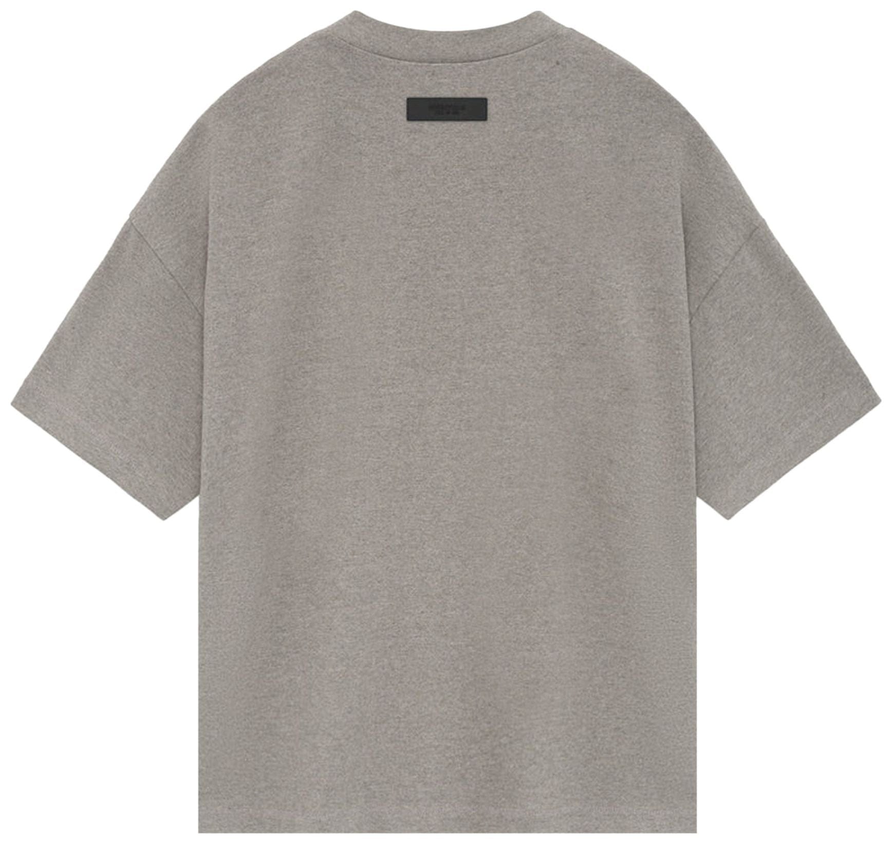 Fear of God Essentials Heavy Short - Sleeve T-Shirt Heather Grey (SS24)