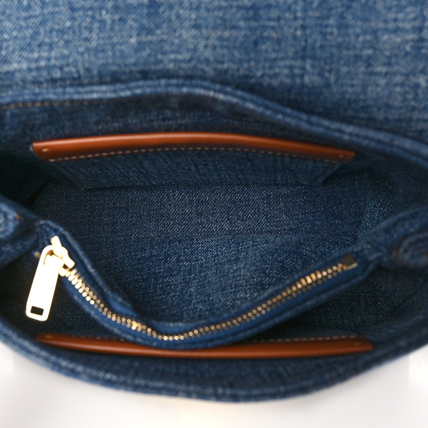 Celine Denim Calfskin Teen Nino Tan