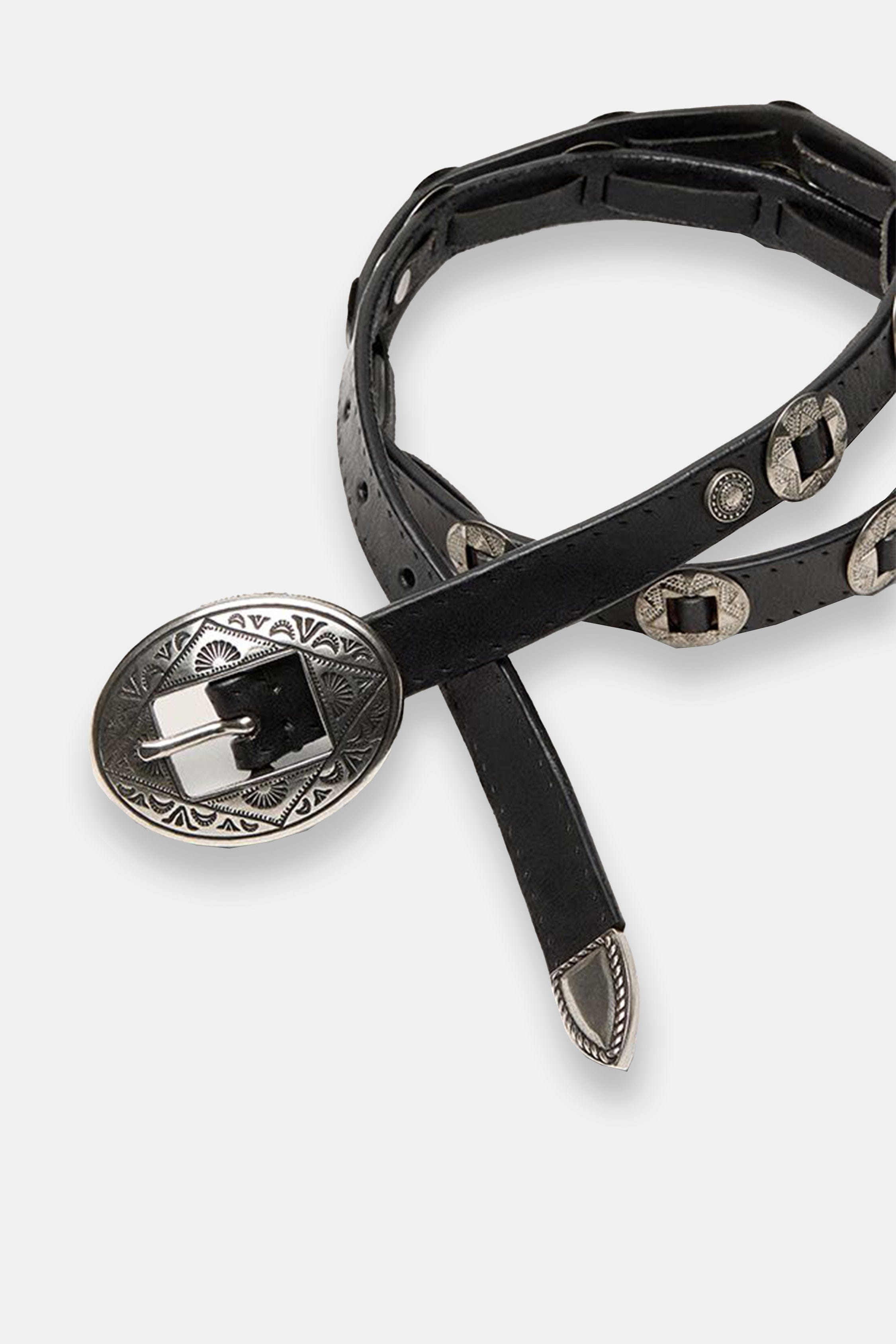 Golden Goose CINTURA IN PELLE LAVATA