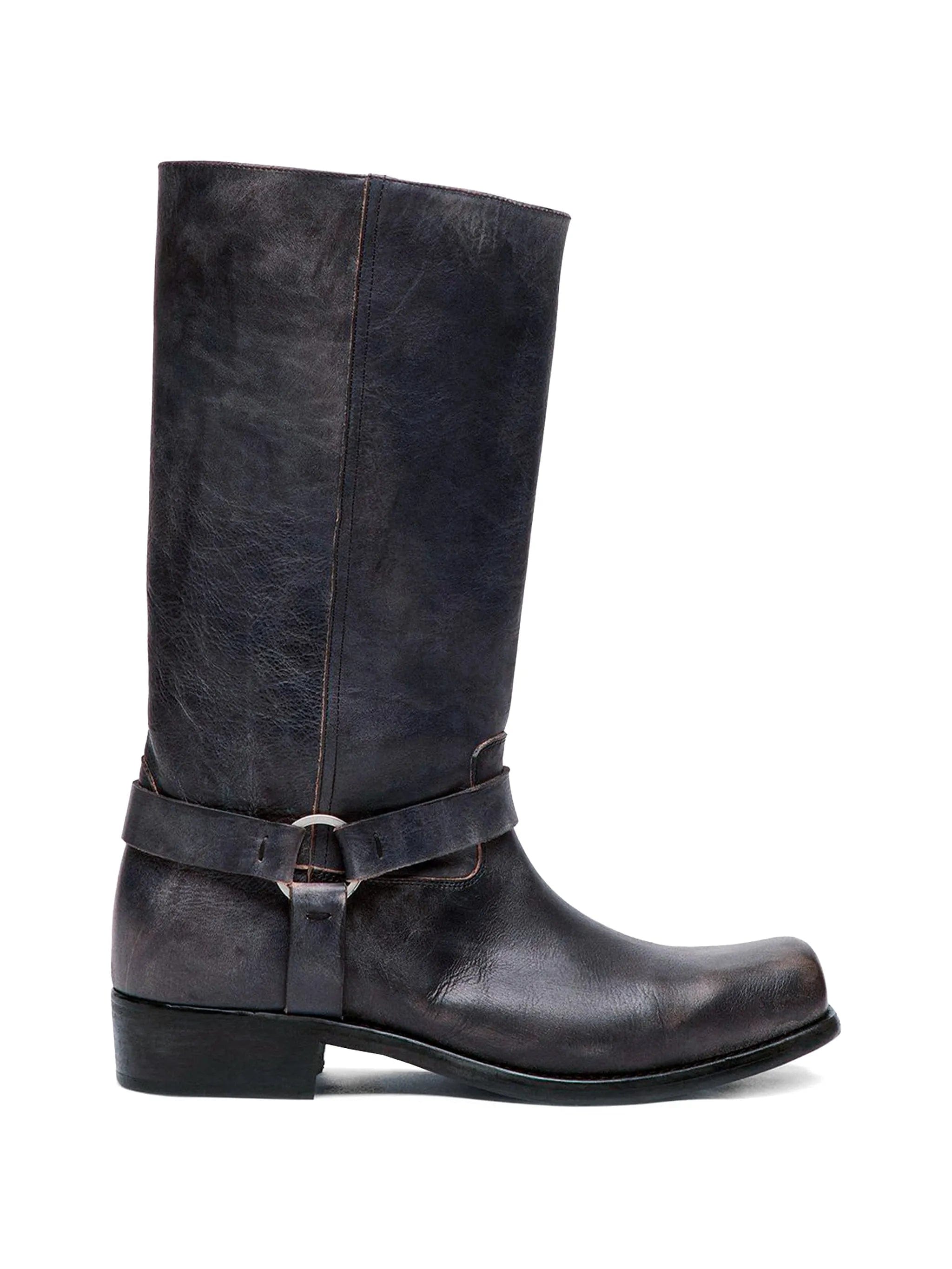 Golden Goose buckle - strap biker boots