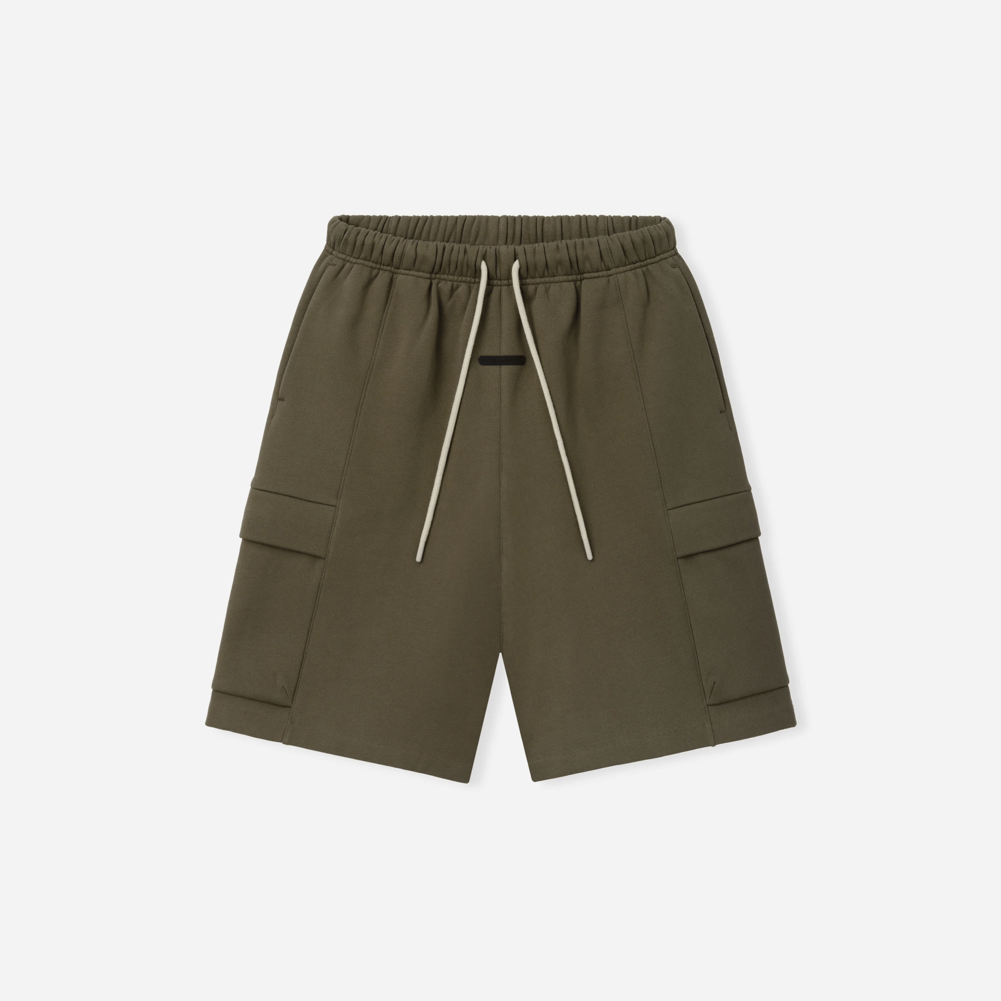 Fear of God Essentials Fleece Cargo Basketball Short Moss