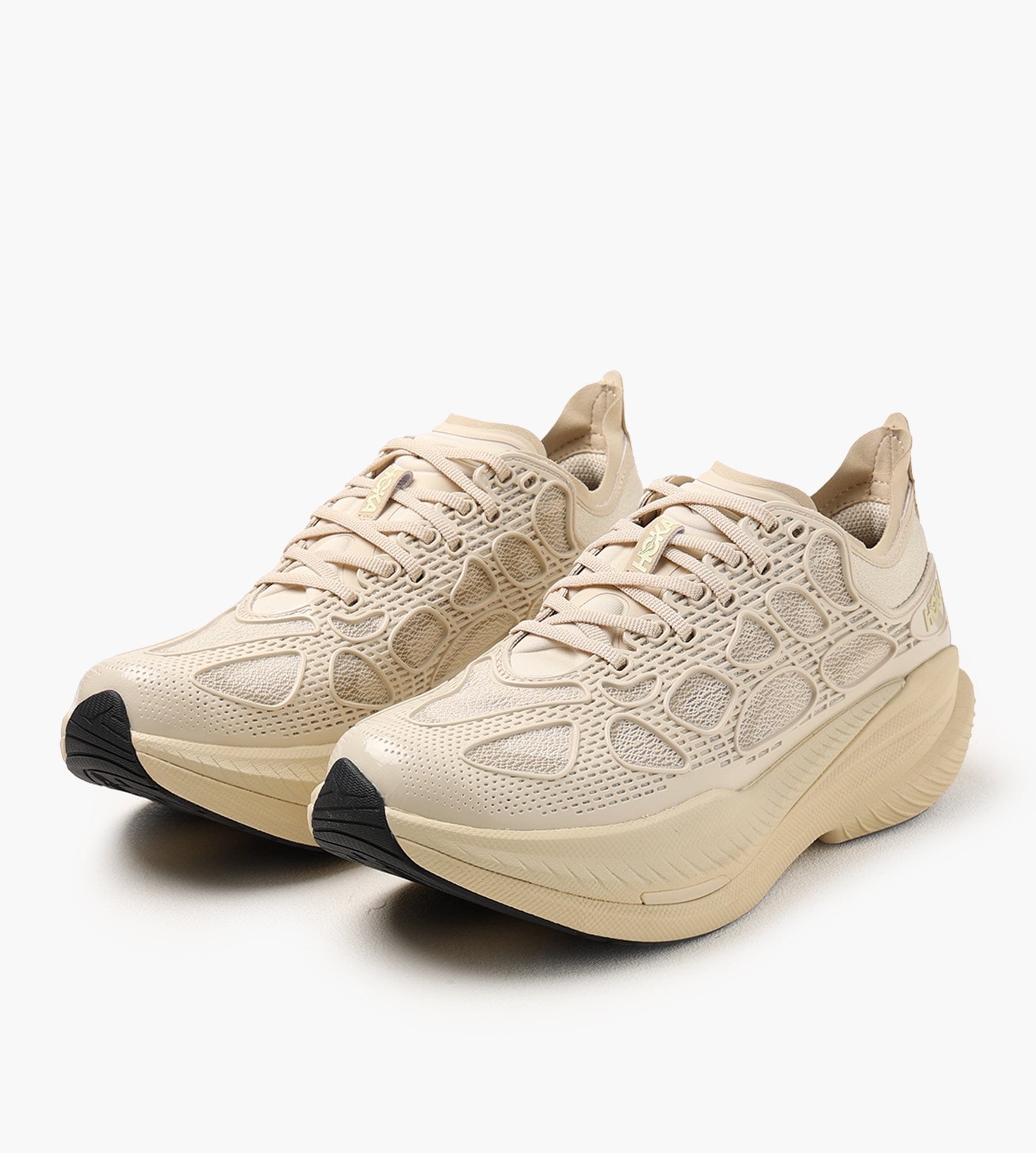 Hoka U Mach x Caged Cream Split Pea