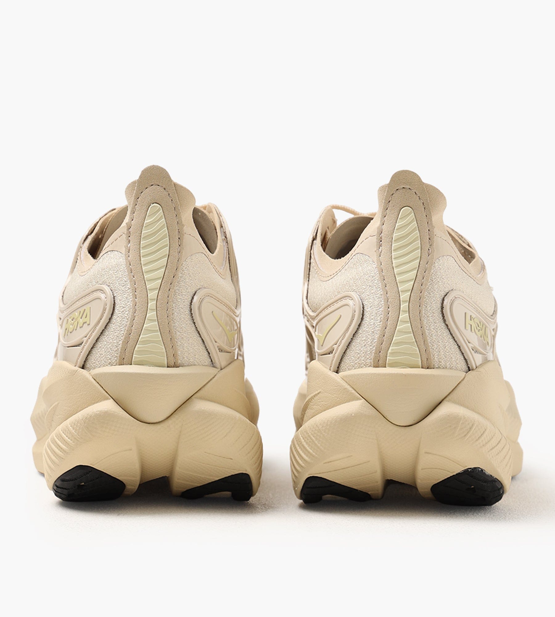 Hoka U Mach x Caged Cream Split Pea