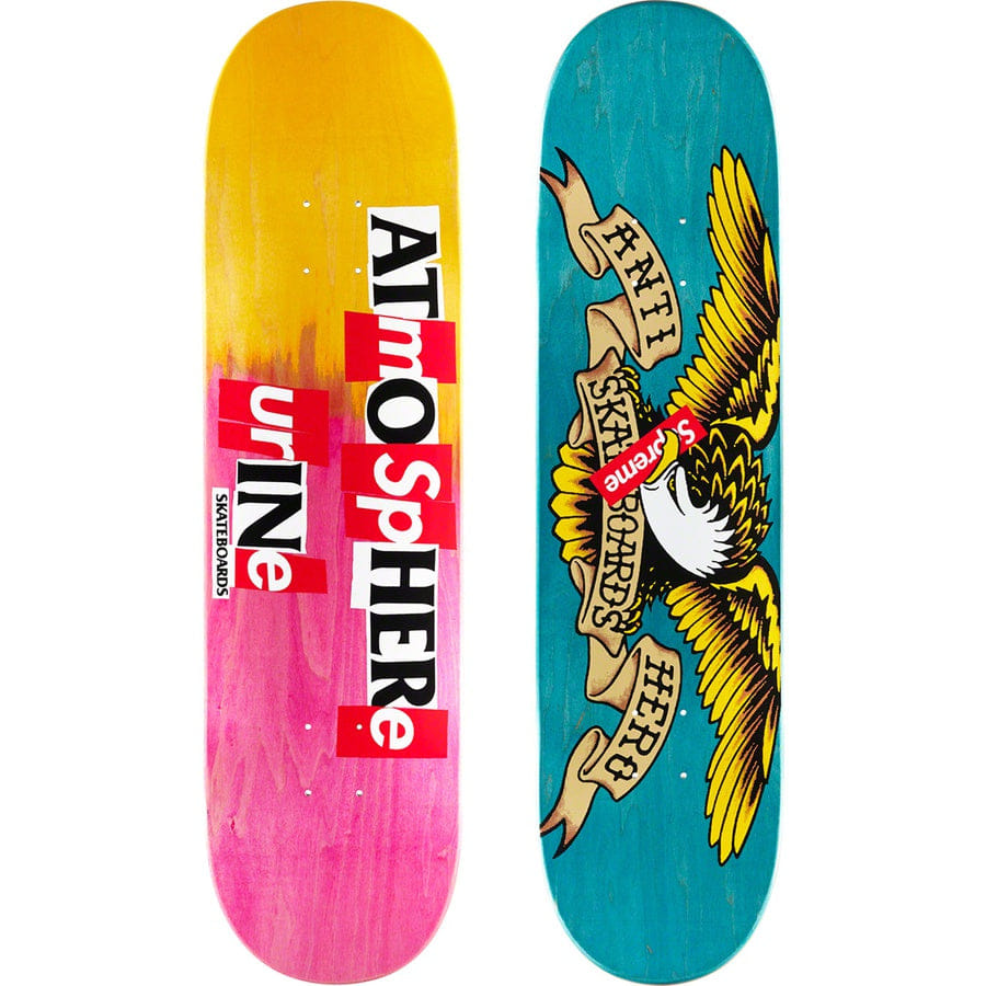 Supreme x ANTIHERO Skateboard Blue