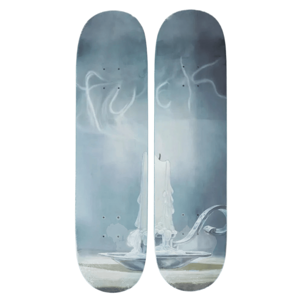Supreme x Dan Colen F Candle Skateboard Set