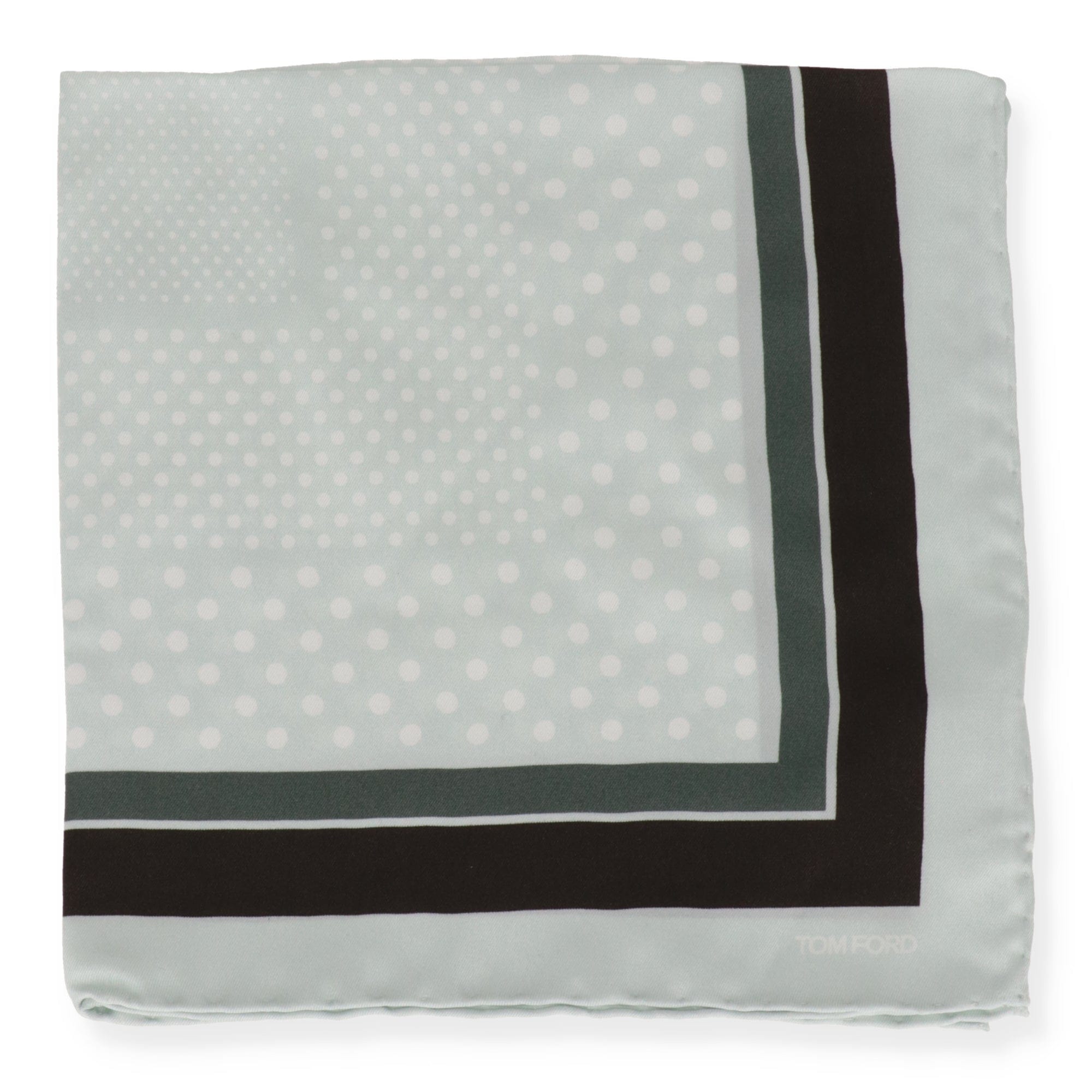 Tom Ford Mens Mint Pocket Square