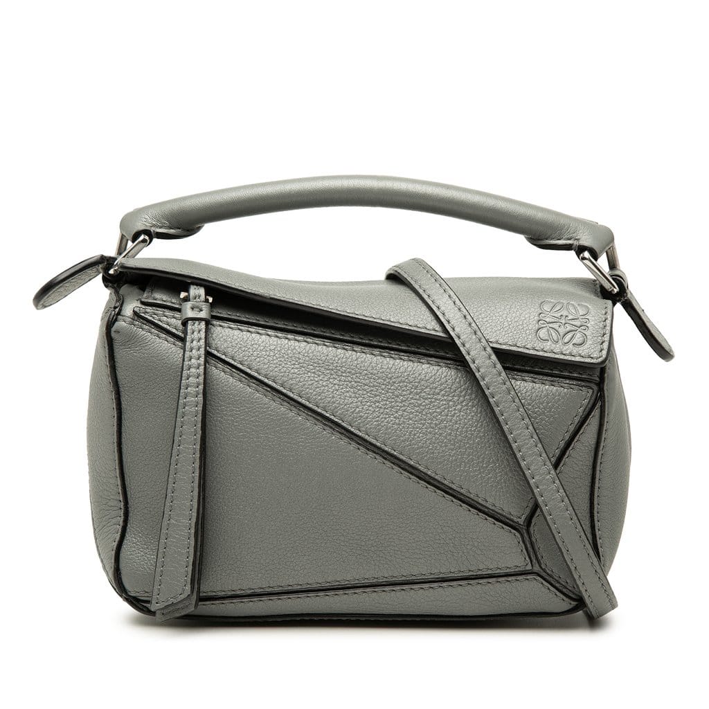 Loewe Mini Calfskin Puzzle Satchel