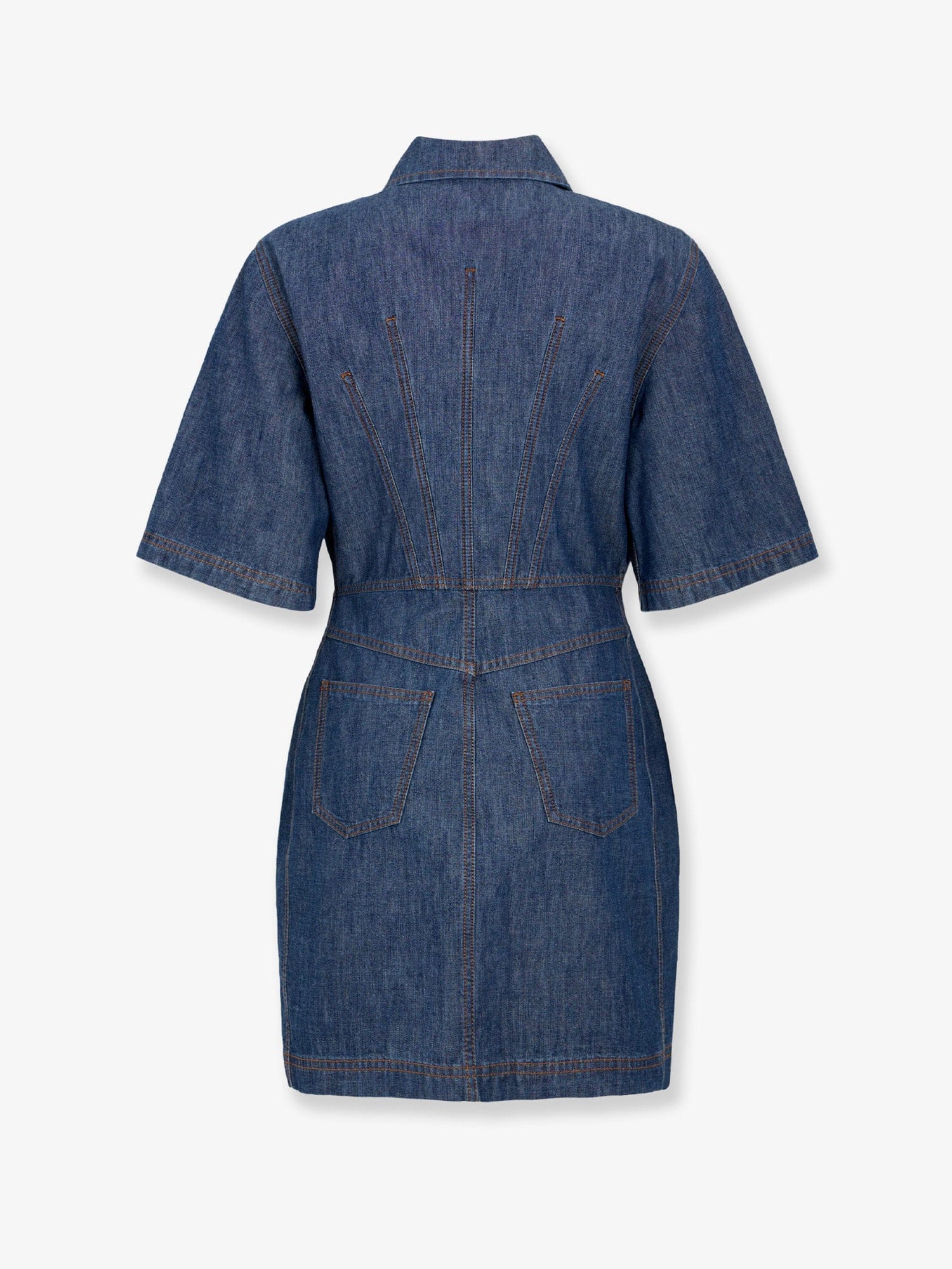 Fendi Chambray Denim Chemisier Dress