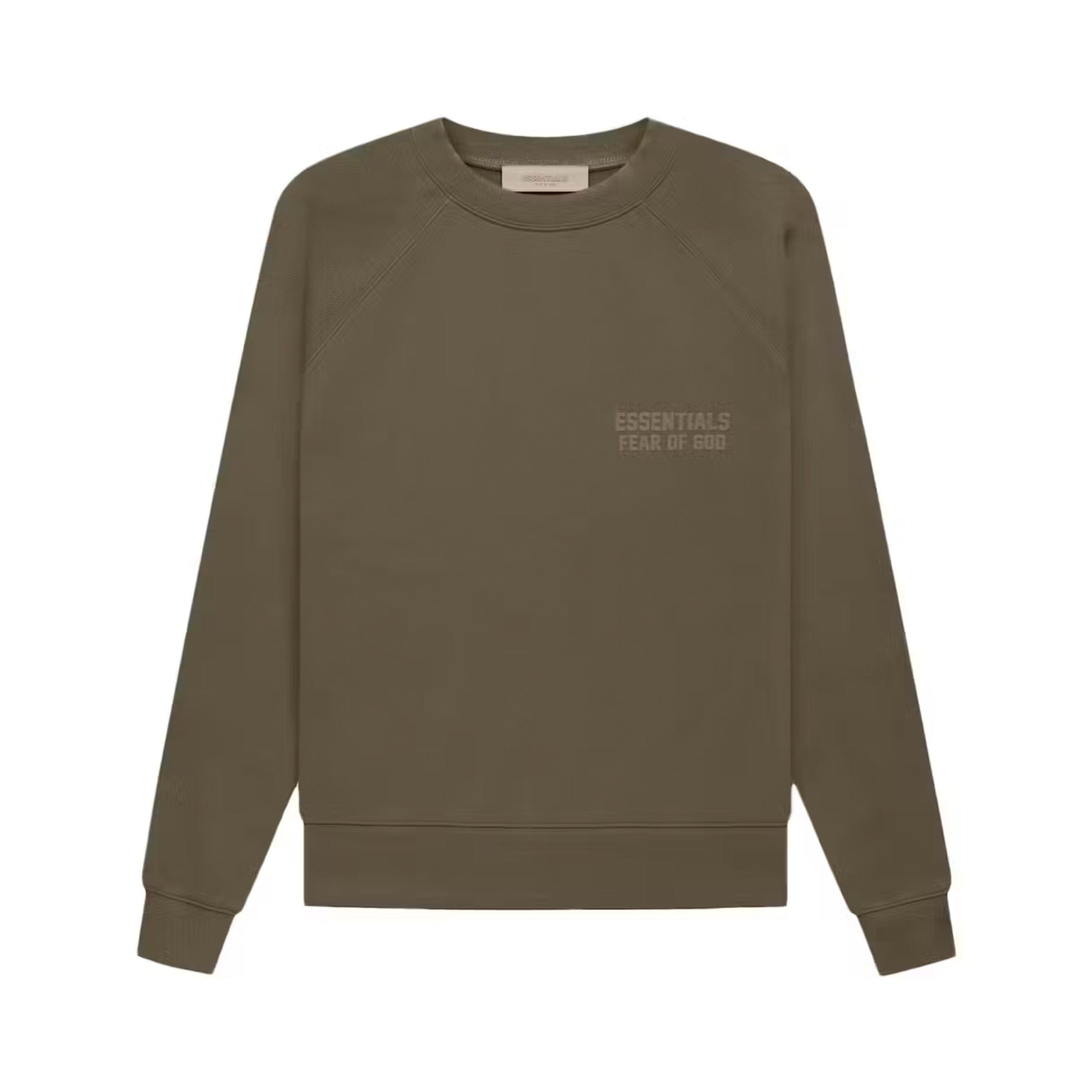 Fear of God ESSENTIALS Crewneck - Wood (Fall 22)