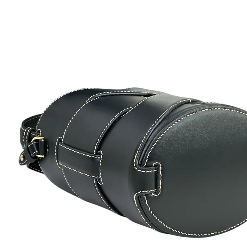 Polène Nodde Seau Edition Black Calf Leather