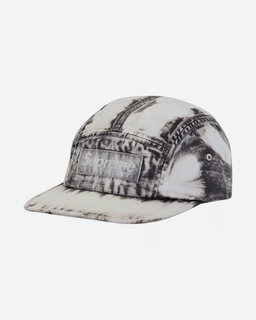 SUPREME SS24 BLEACH CHINO BLACK CAMP CAP
