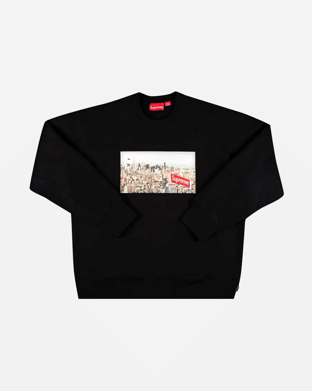 SUPREME FW20 AERIAL CREWNECK BLACK