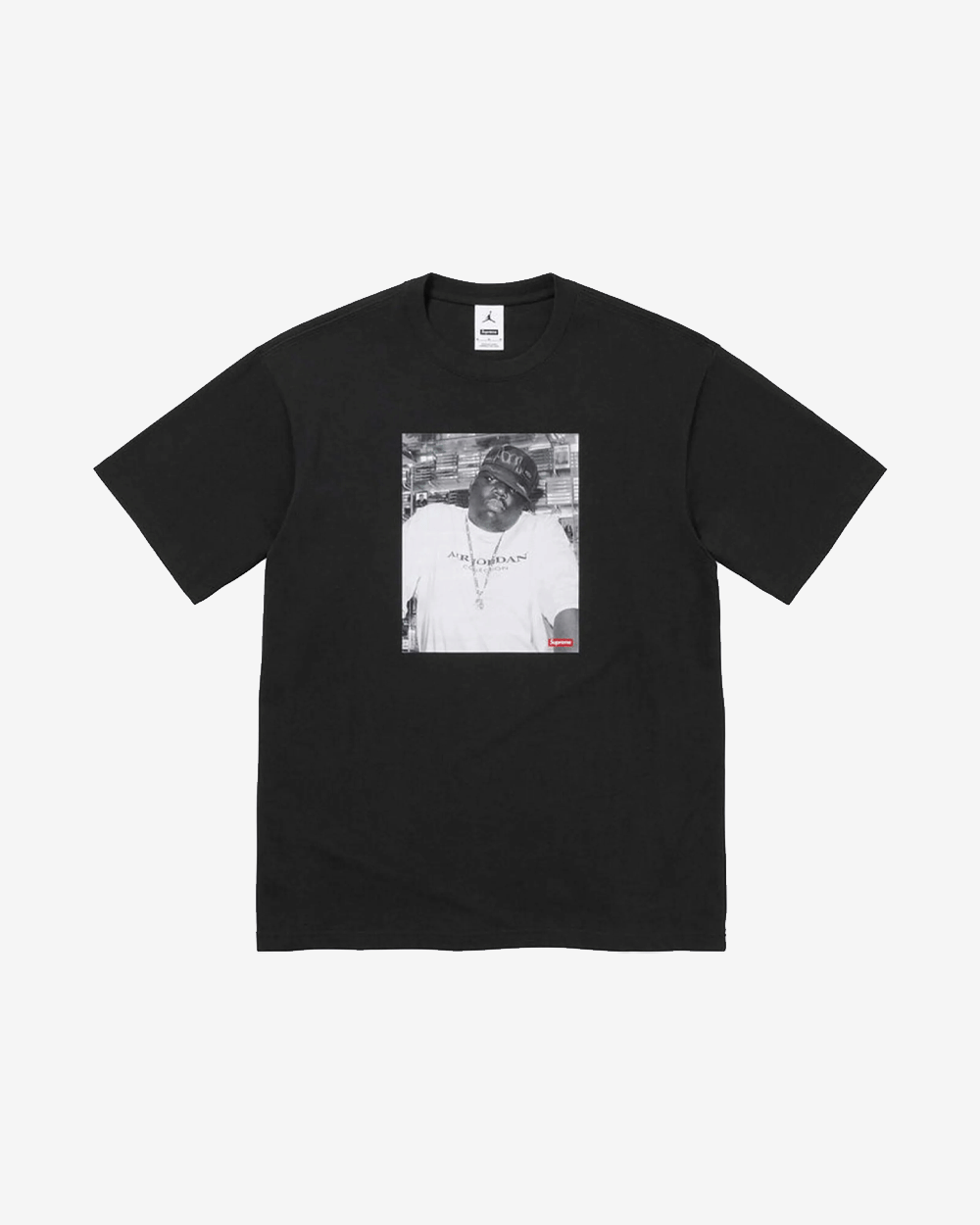 SUPREME x JORDAN FW24 BIGGIE BLACK T-Shirt