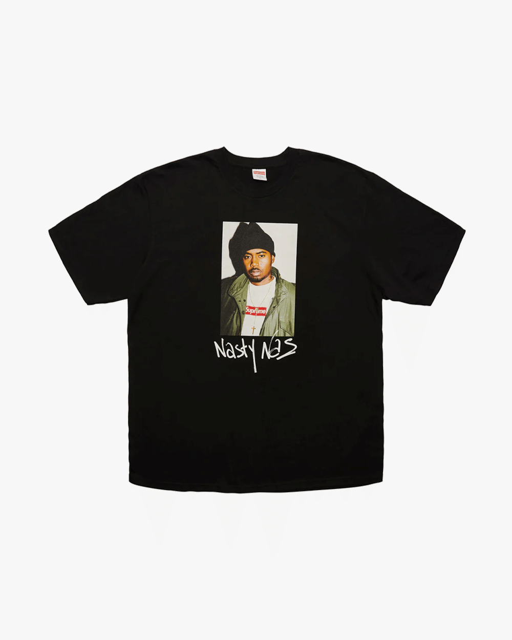 SUPREME FW17 NAS BLACK T-Shirt