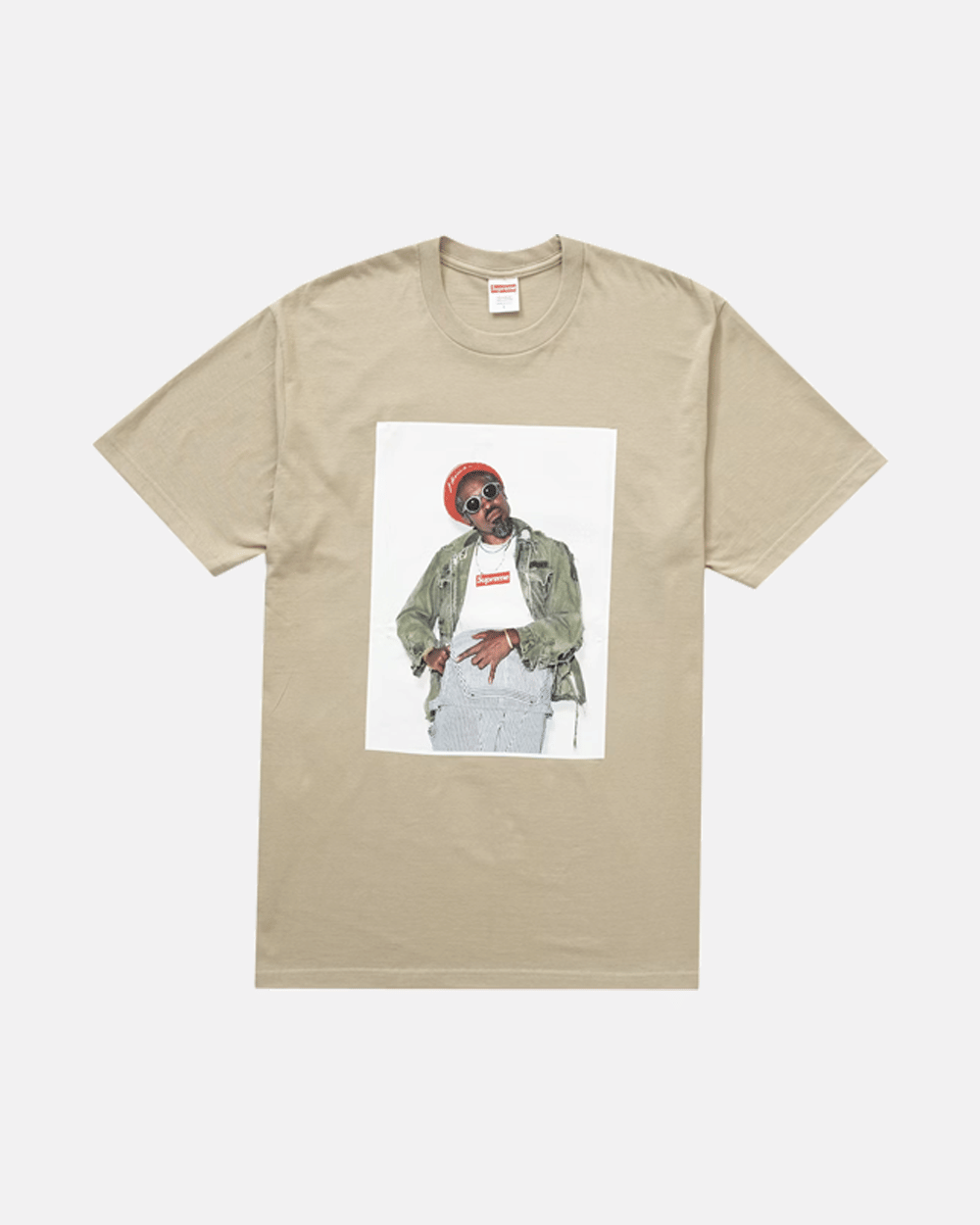 SUPREME FW22 ANDRE 3000 T-Shirt BEIGE