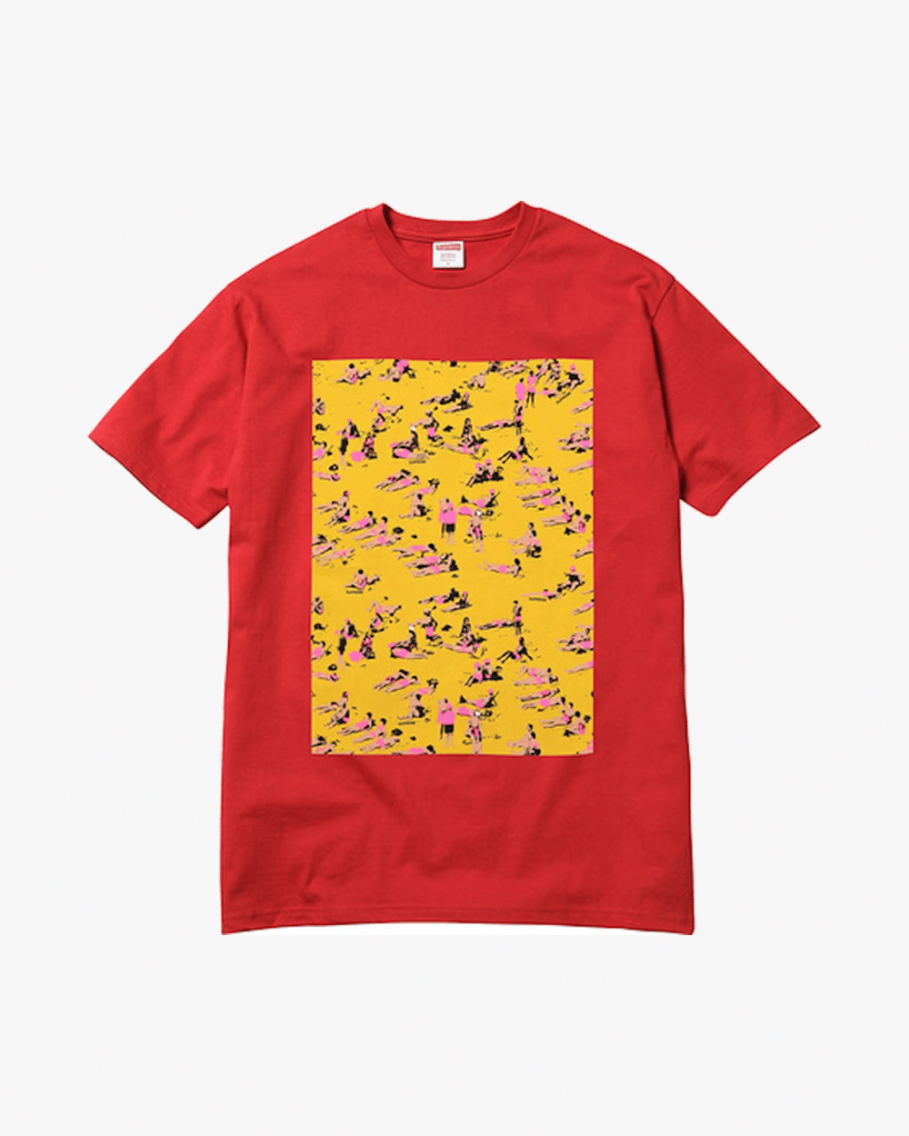SUPREME SS16 BEACH T-Shirt RED