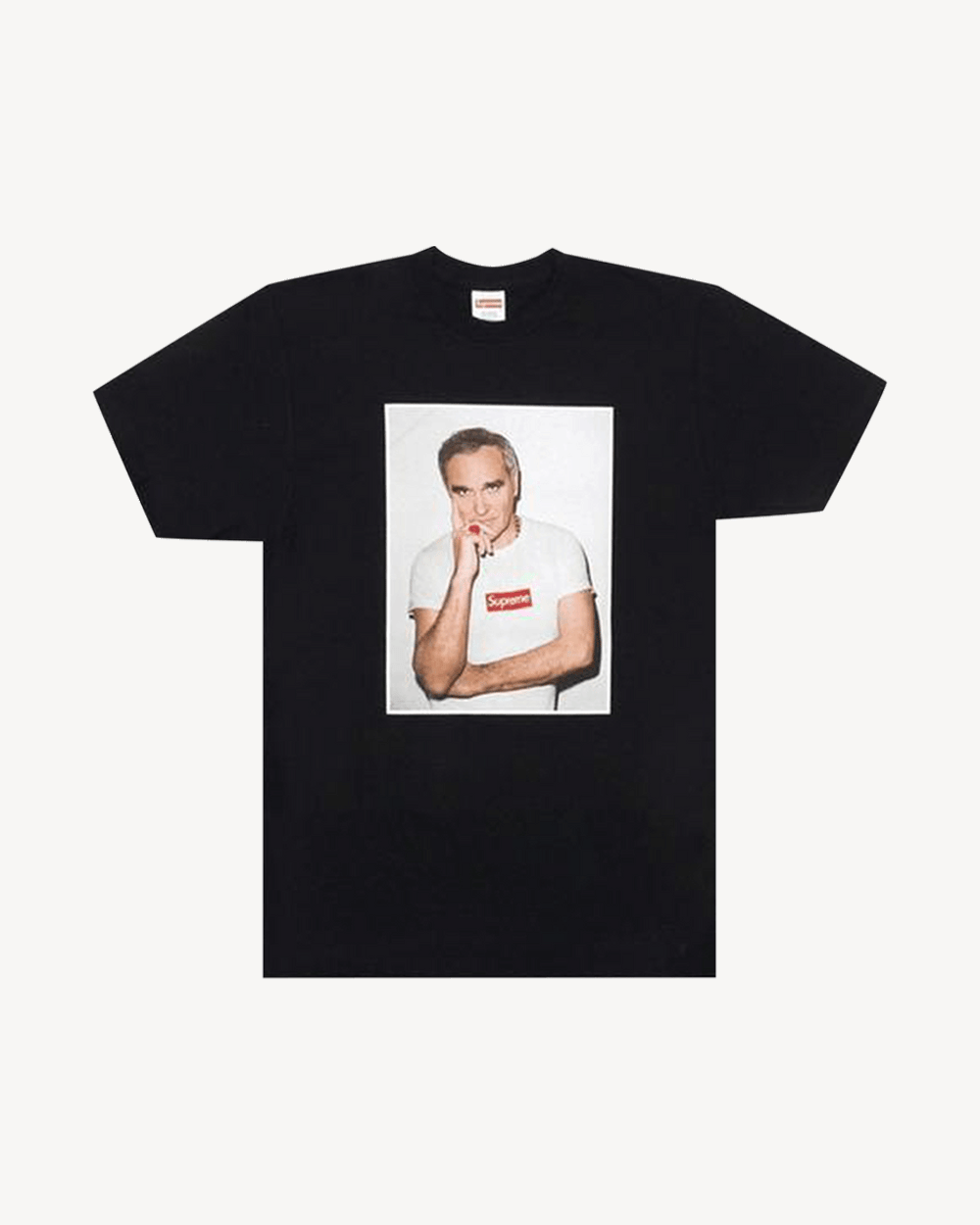 SUPREME SS16 MORRISSEY BLACK T-Shirt