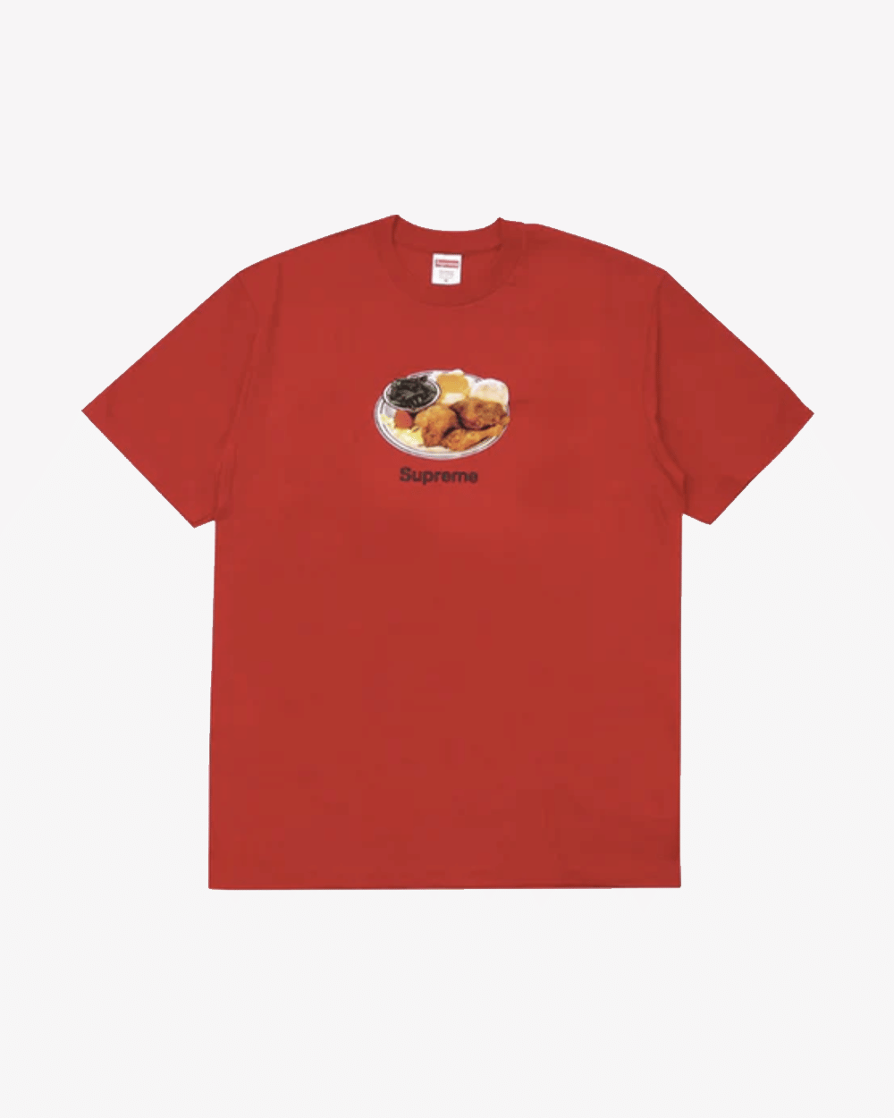 SUPREME SS18 CHICKEN DINNER RED T-Shirt